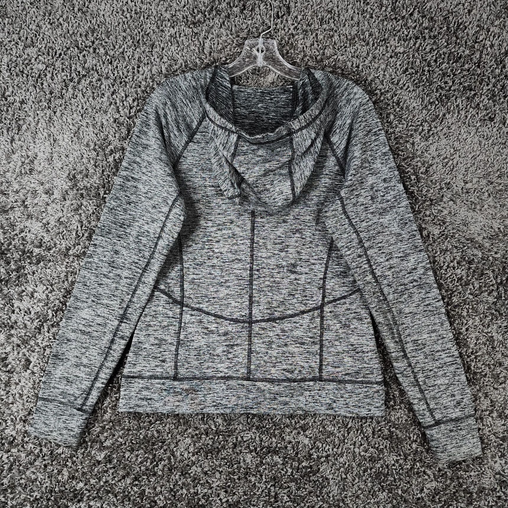 Umbro Umbro Jacket Womens Size M Gray Black Long Sleeve Full Zip Hooded Activewear Size M / US 6-8 / IT 42-44 - 5 Thumbnail