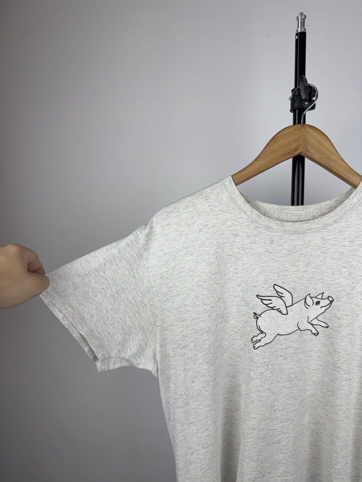 Other Vintage 90s Humor “When Pigs Fly” Graphic ART T shirt Size US M / EU 48-50 / 2 - 3 Thumbnail