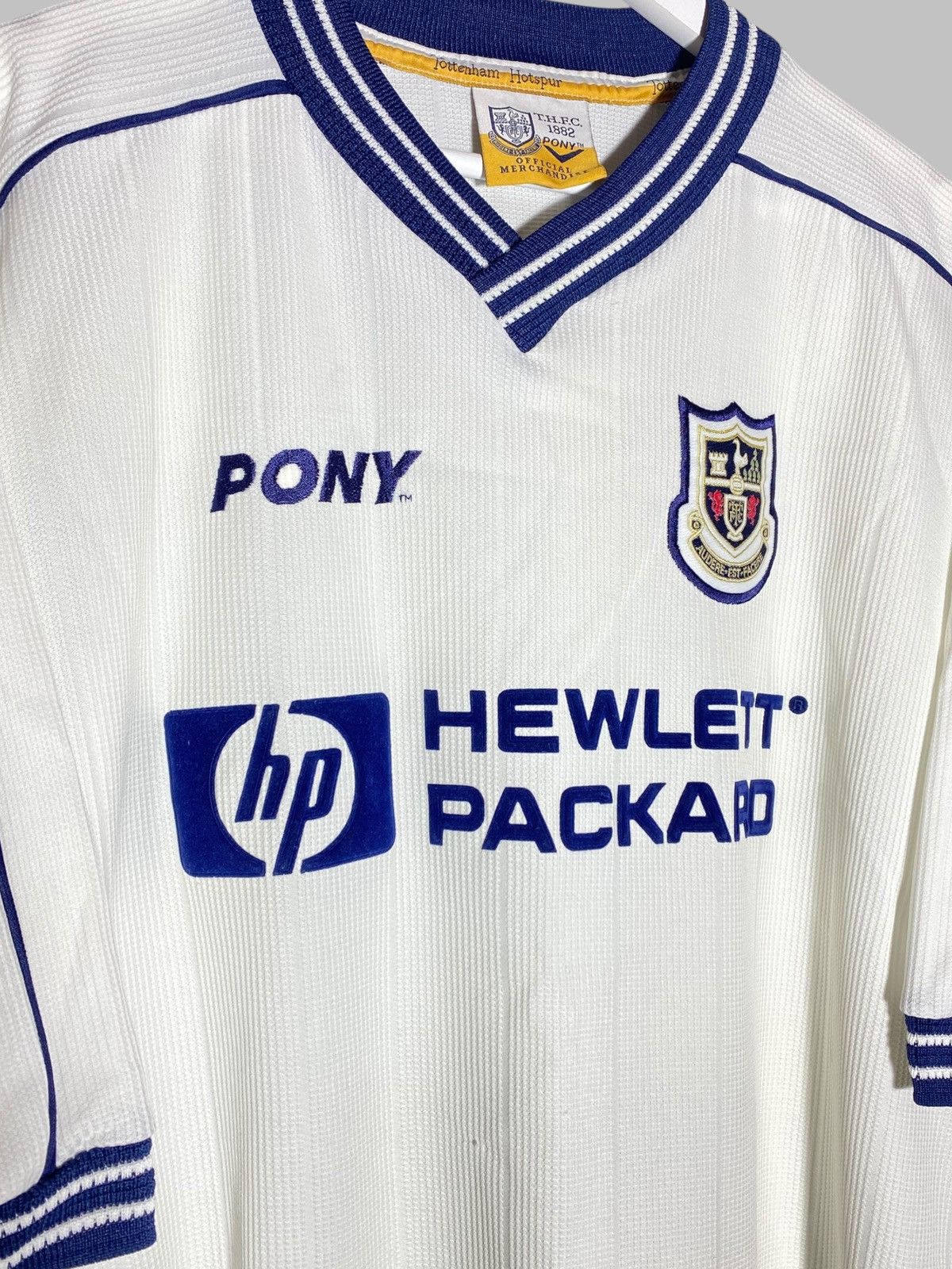 Vintage Pony Tottenham Hotspur 1997/98 Home Football Shirt Jersey Size US XXL / EU 58 / 5 - 3 Thumbnail