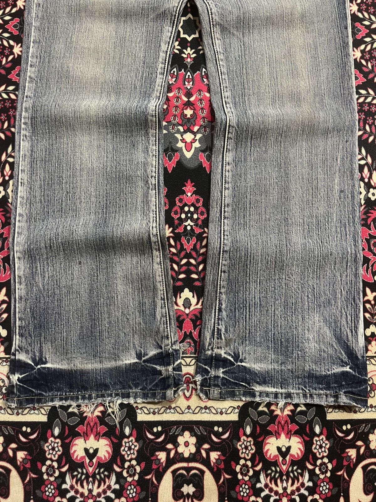 Japanese Brand × Tornado Mart × semanticdesign ⚡️Flare⚡️Vintage Semantic Design Ash Grey Distressed Jeans Size US 32 / EU 48 - 11 Thumbnail