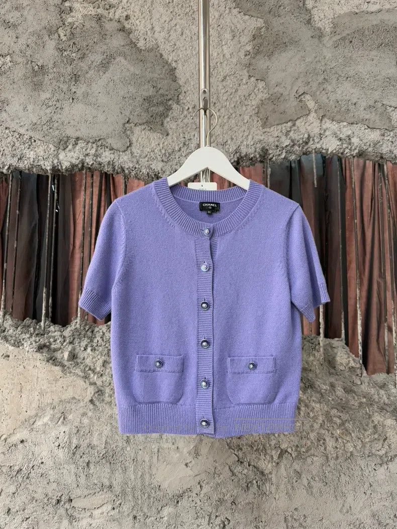 Chanel Chanel Knitted short-sleeved Size XXS / US 00 / IT 34 - 1 Thumbnail