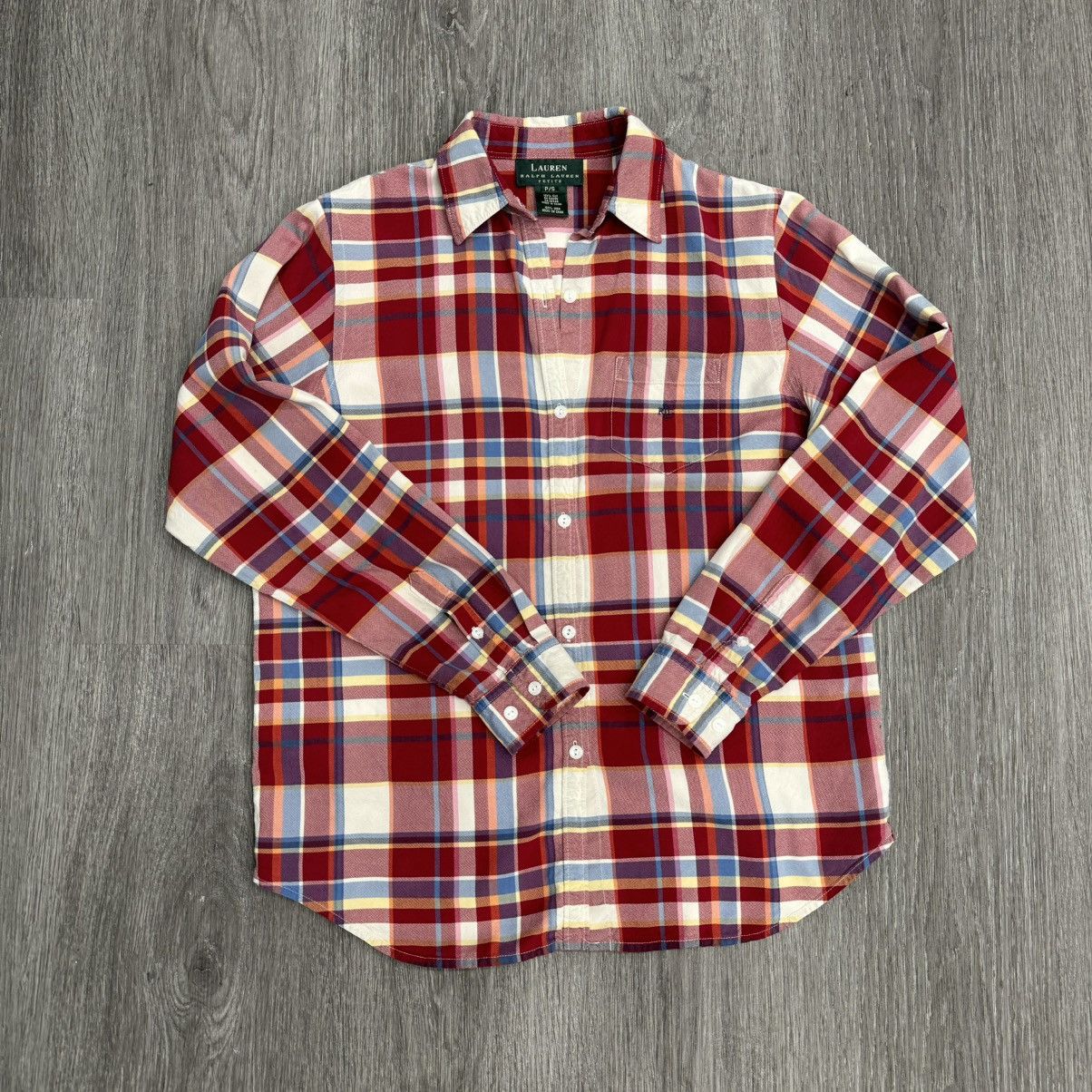 Lauren Ralph Lauren Lauren Ralph Lauren Plaid Button-Down Shirt Size Small Size S / US 4 / IT 40 - 1 Thumbnail