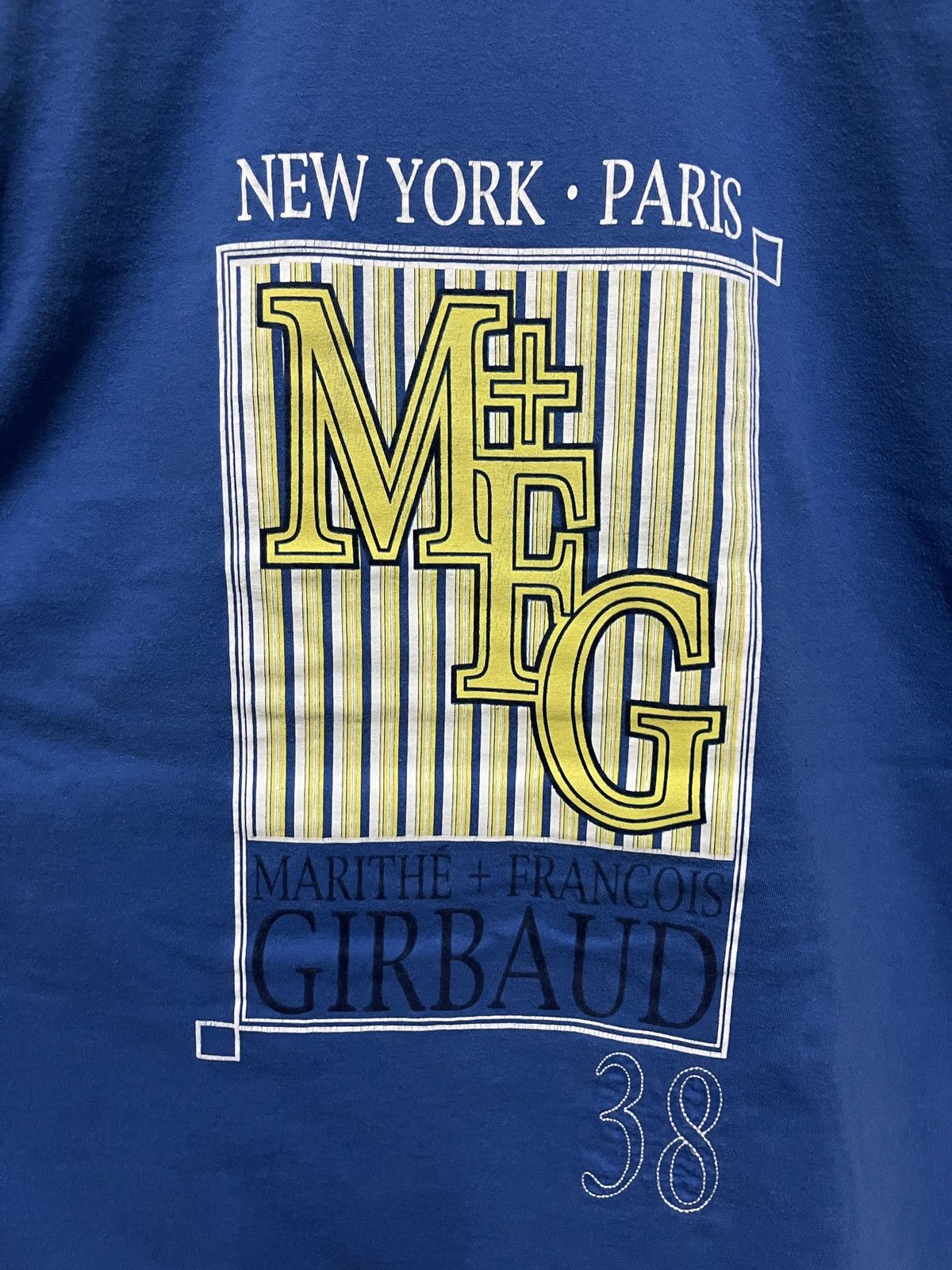Marithe + Francois Girbaud × Vintage MFG T Shirt Vintage Printed Size US XL / EU 56 / 4 - 5 Thumbnail