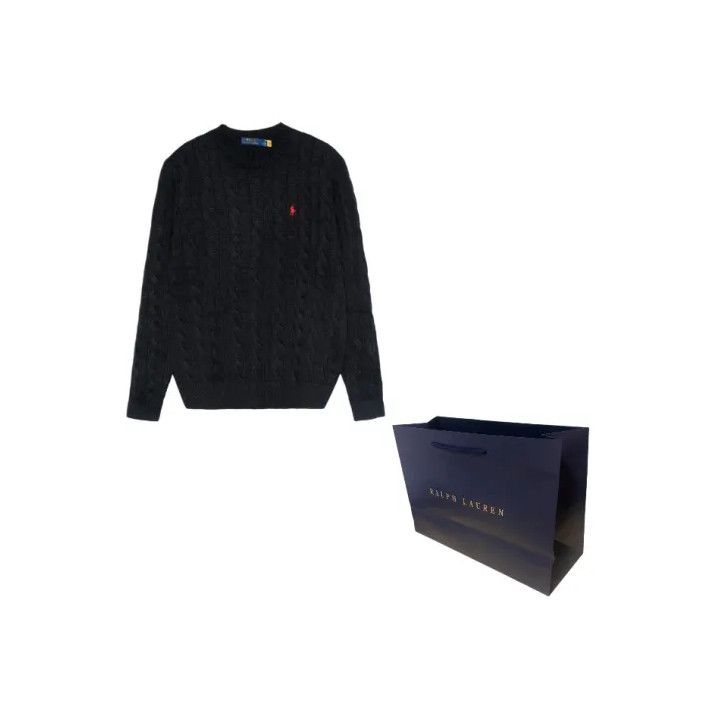 Polo Ralph Lauren Polo Ralph Lauren Men's Logo Embroidered Long-Sleeve Knit Size US XXL / EU 58 / 5 - 1 Thumbnail