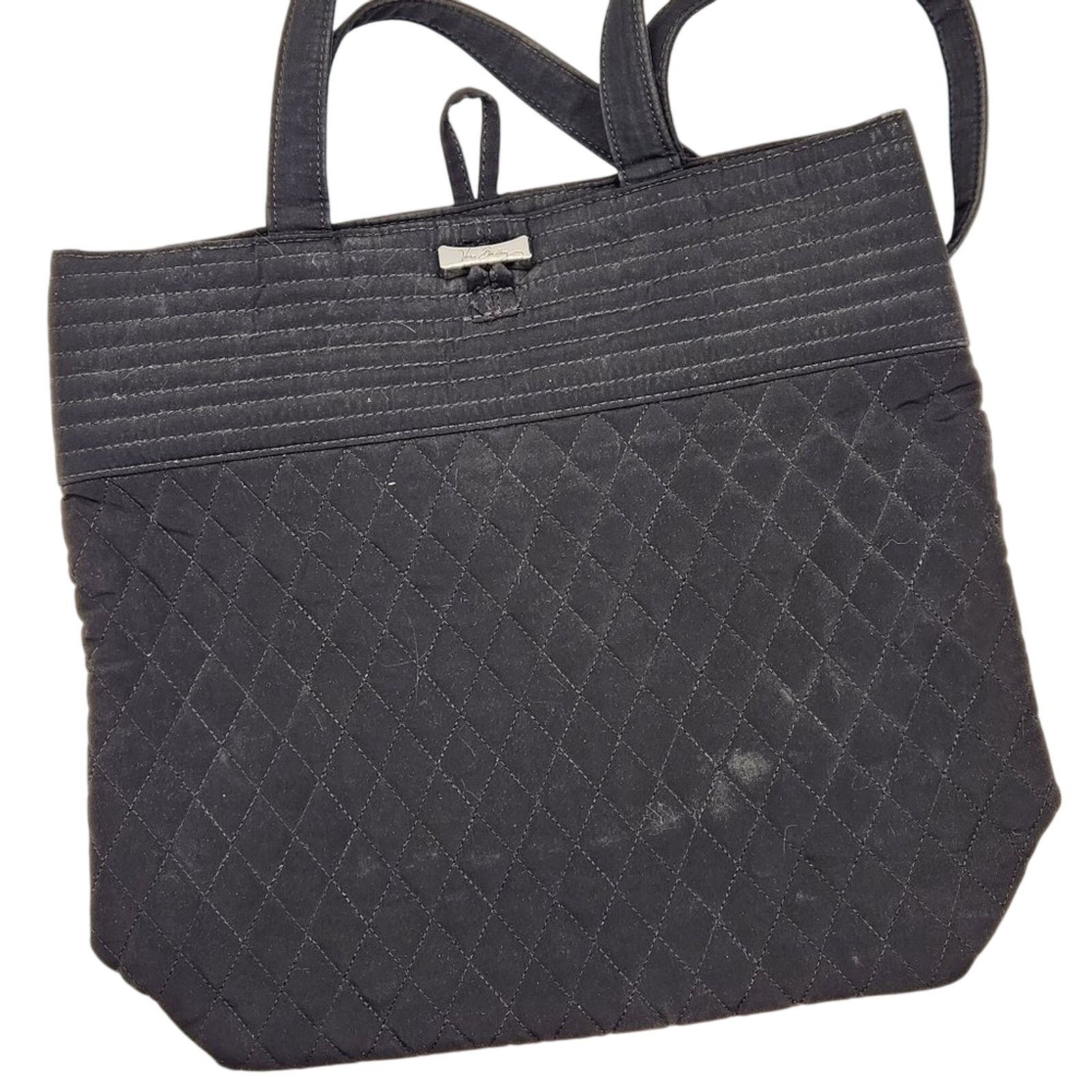 Vera Bradley Vera Bradley Black and Leopard Tote with Toggle Closure Size ONE SIZE - 1 Thumbnail