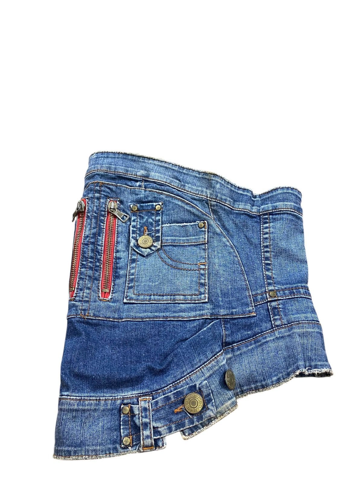 Dsquared2 Dsquared2 Denim Strapless Bustier Corset Style Strapless Size S / US 4 / IT 40 - 9 Thumbnail
