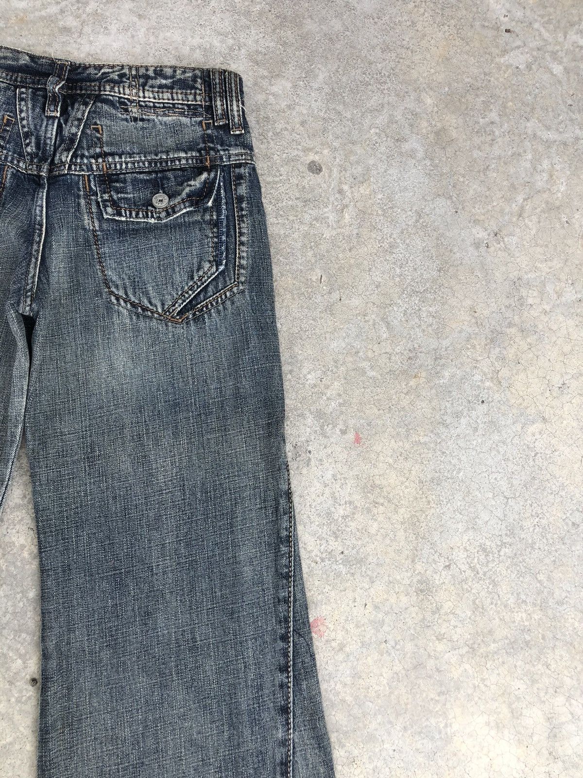 Marithe + Francois Girbaud Marithe Francois Girbaud Flared Jeans Distressed Denim Size US 28 / EU 44 - 11 Thumbnail
