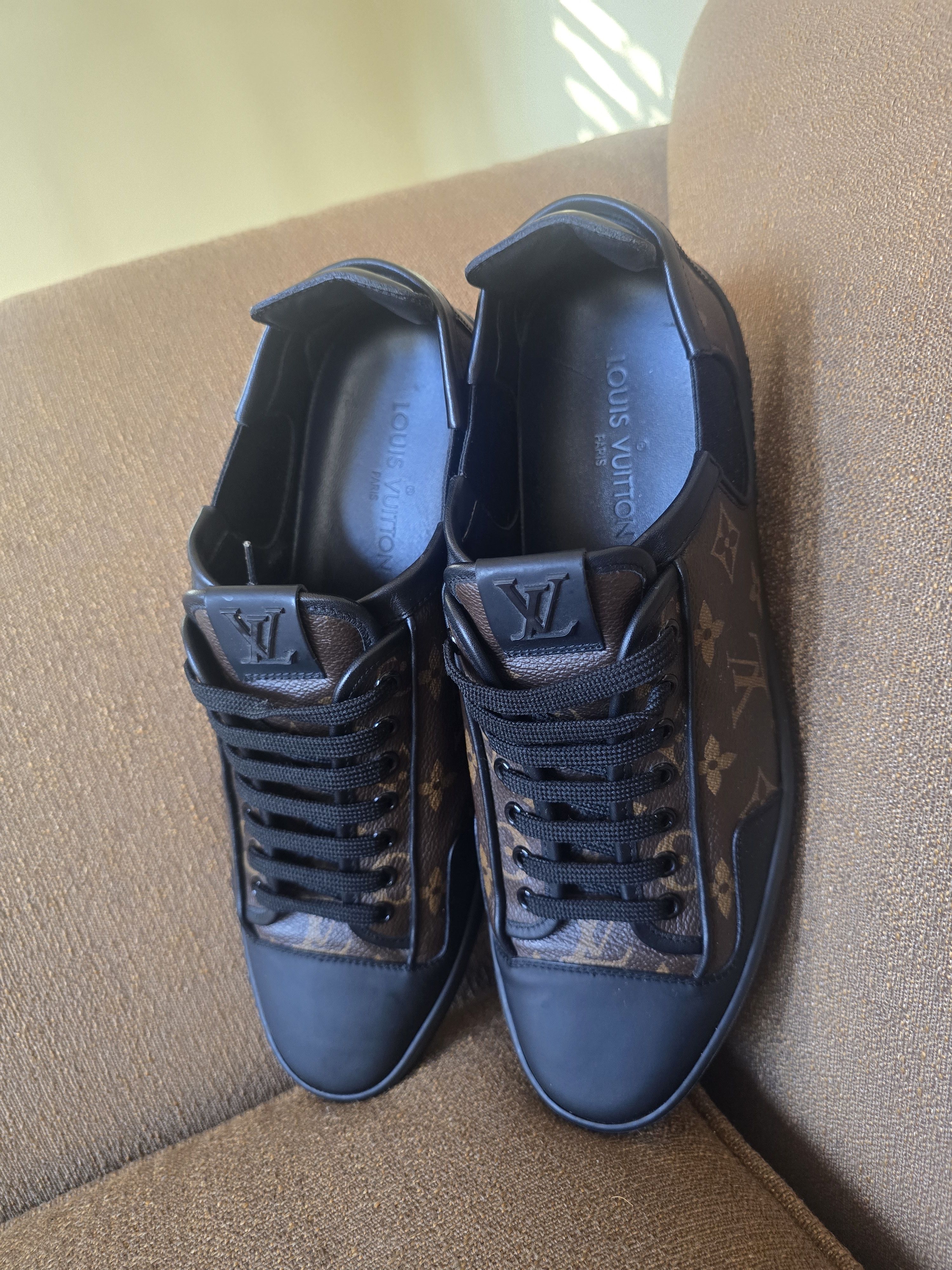 Louis Vuitton Louis Vuitton Brown/Black Monogram Sneakers Size 7.5/US 8.5 Size US 8.5 / EU 41-42 - 12 Thumbnail