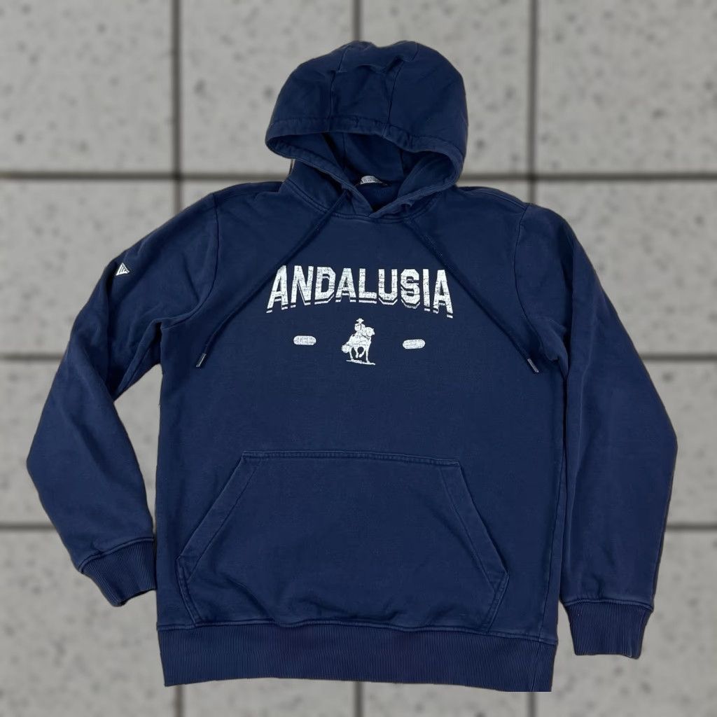 Next Level Next Level Mens Hoodie Cowboy Pullover Sweatshirt Blue M Medium Horse Country Club Andalusia Size US M / EU 48-50 / 2 - 1 Thumbnail