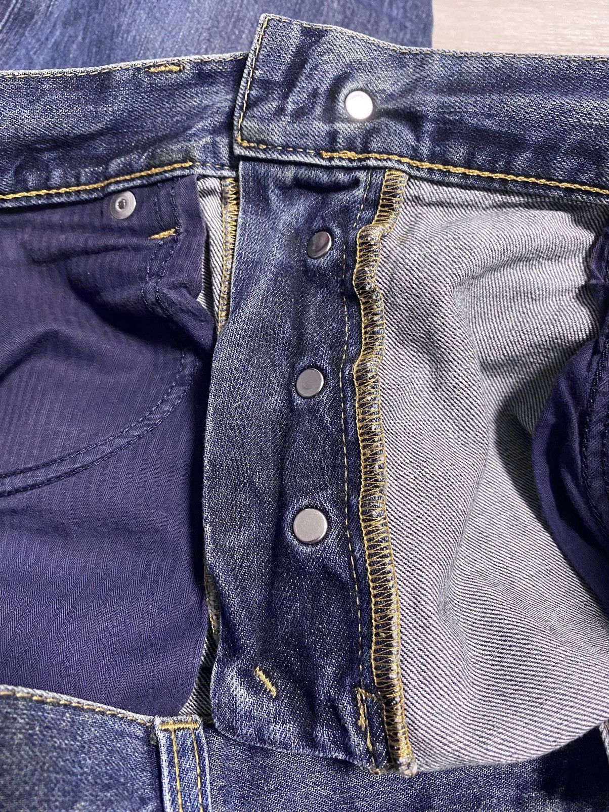 Alexander McQueen Alexander McQueen Main Line 2011 Washed Selvedge Denim Jeans Size US 34 / EU 50 - 20 Thumbnail