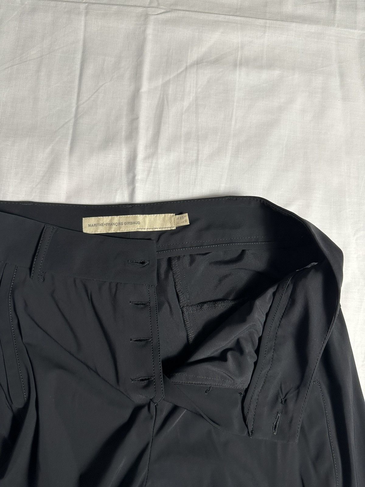 Designer × Marithe + Francois Girbaud 1980s Marithe Francois Girbaud pants avant garde Opium Y2K Size 26" / US 2 / IT 38 - 5 Thumbnail