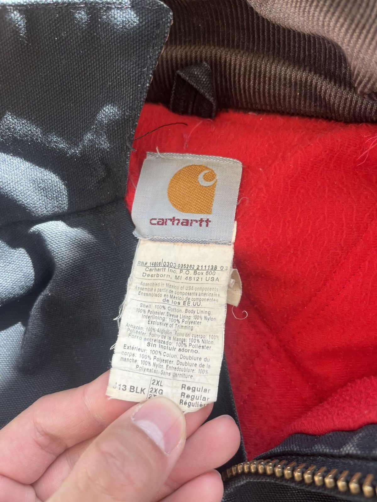Carhartt vintage j13 Carhartt jacket with removable hood Size US XL / EU 56 / 4 - 9 Thumbnail