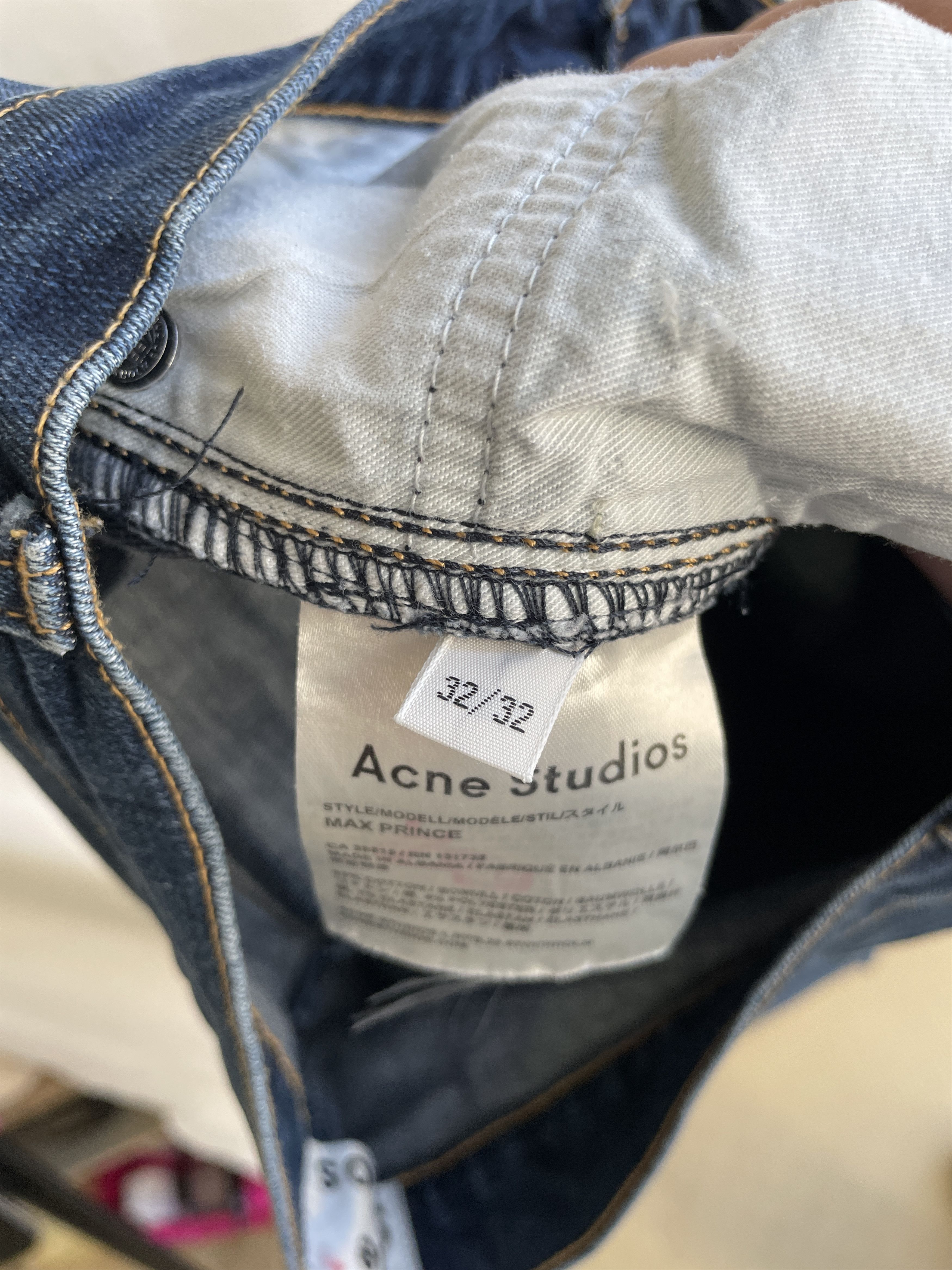Acne Studios Acne Studios Max Prince Slim Fit Denim Size 32x32 Size US 32 / EU 48 - 12 Thumbnail