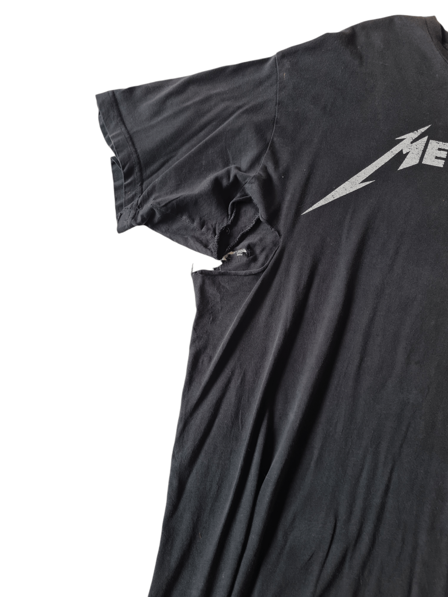 Band Tees × Metallica × Vintage Vtg Y2k Mettalica Band Tee Distressed Size US XL / EU 56 / 4 - 4 Thumbnail