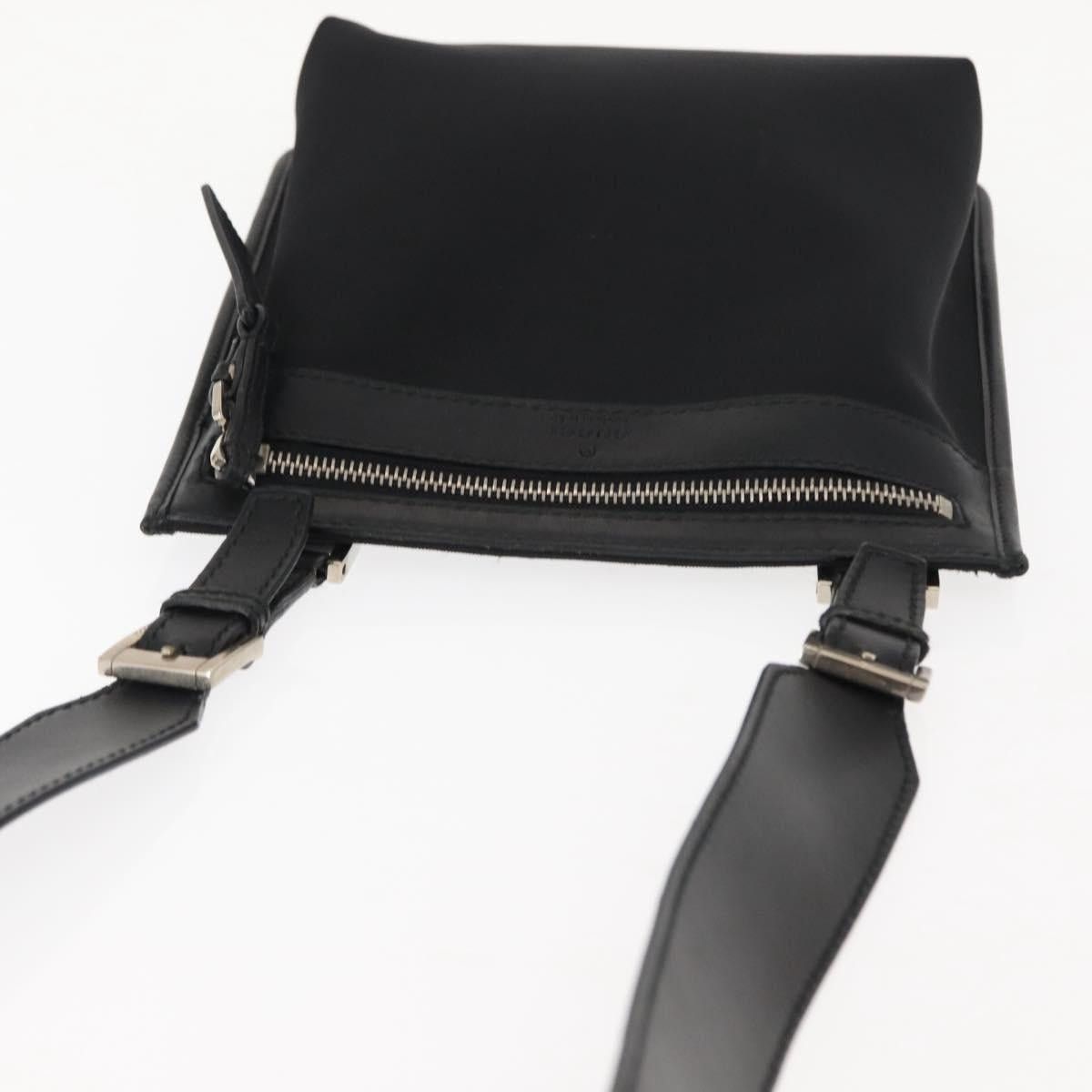 Gucci GUCCI Shoulder Bag Canvas Leather Black Size ONE SIZE - 6 Thumbnail