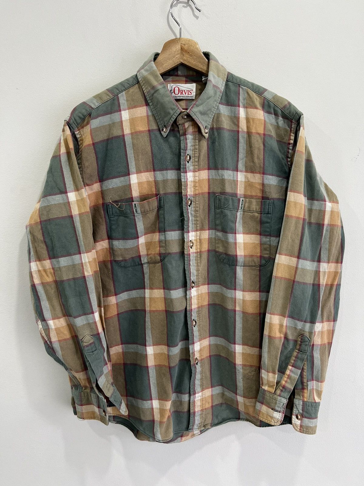 Orvis Vintage Orvis Plaid Button Up Shirt Size US L / EU 52-54 / 3 - 1 Thumbnail
