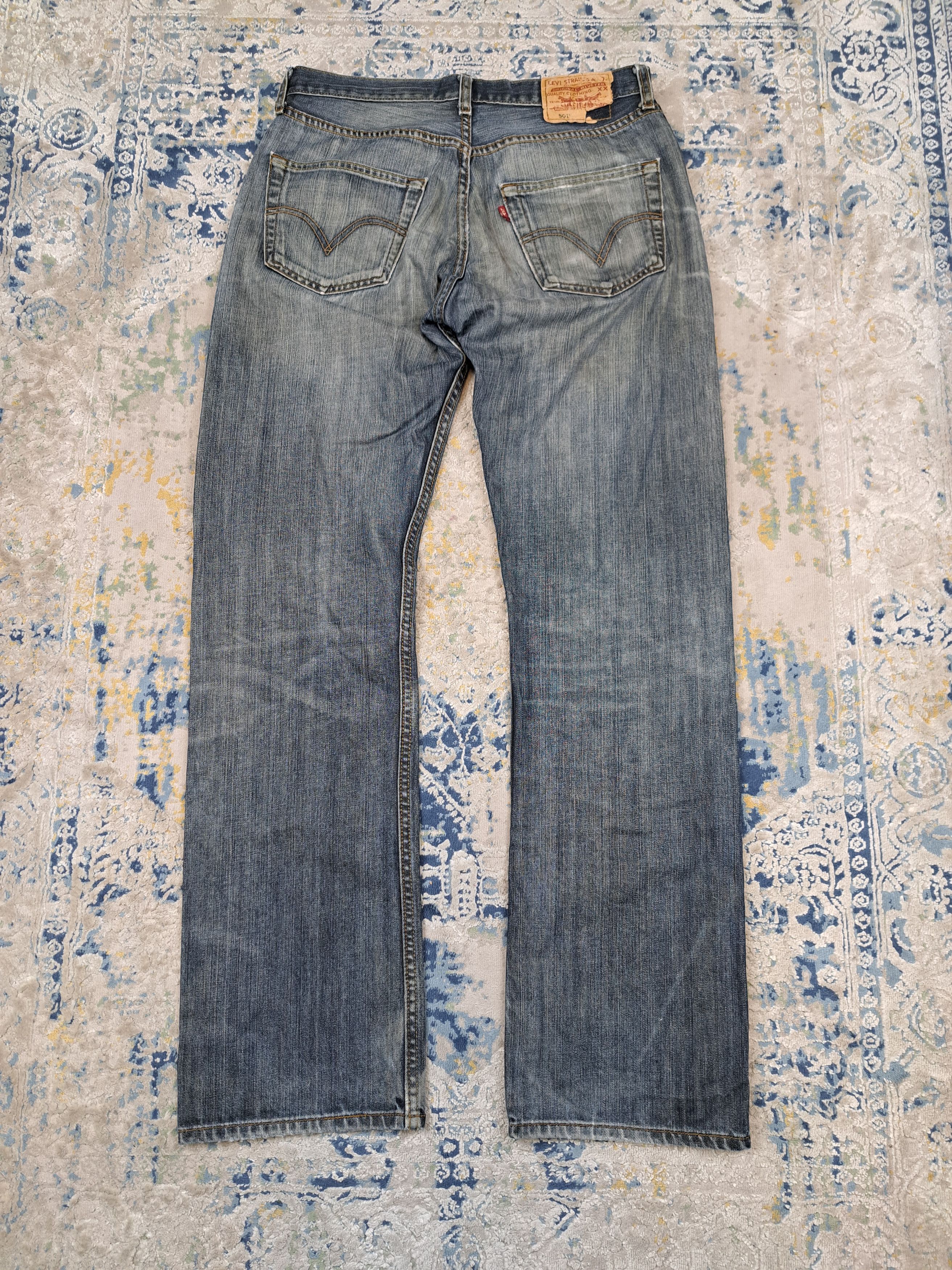 Levi's Vintage y2k Levis 501 Washed Avant Garde Denim Archive Size US 32 / EU 48 - 2 Thumbnail