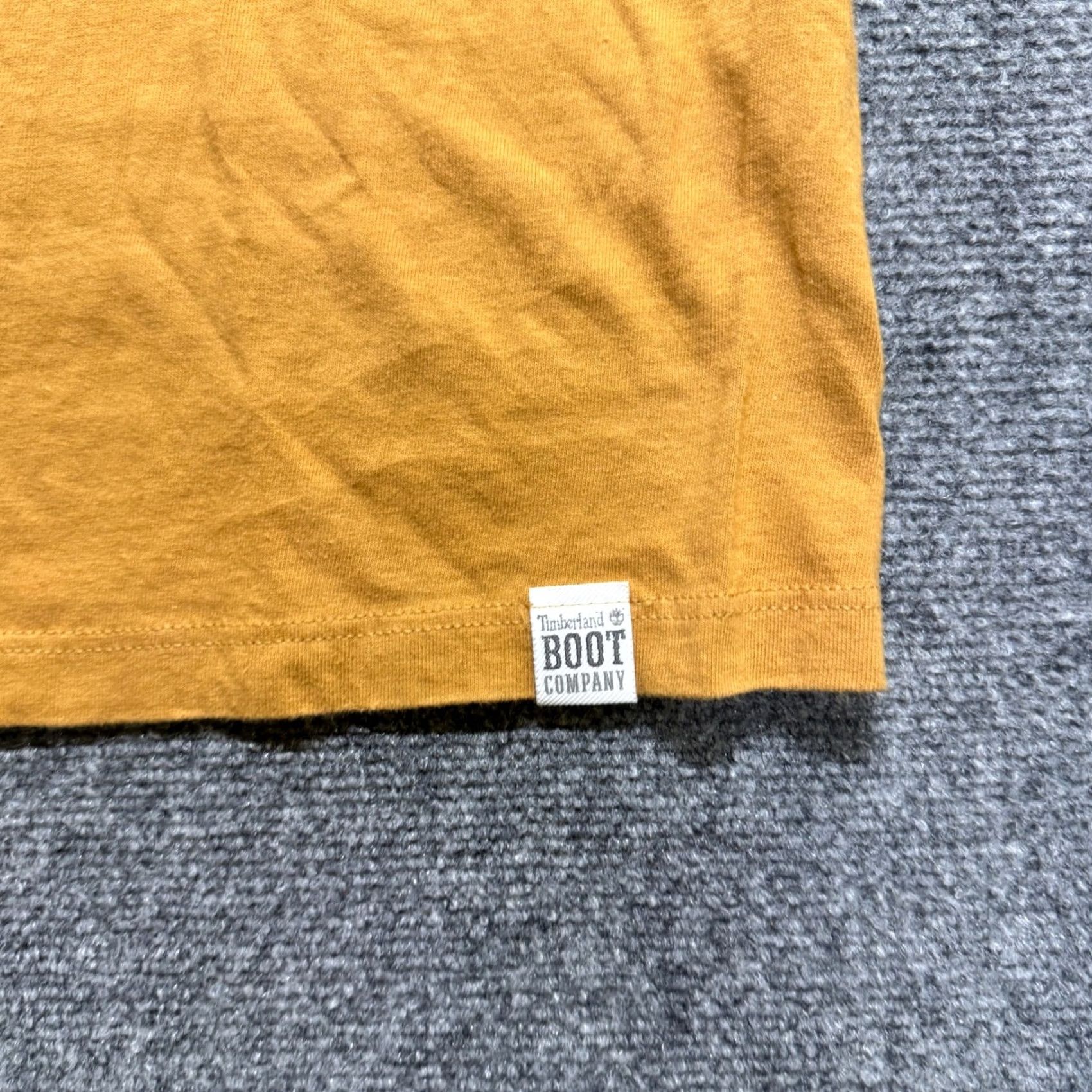 Timberland VINTAGE Timberland T-shirt XL Long-sleeve Made In USA Yellow Y2K Embroidered Mens Size US XL / EU 56 / 4 - 7 Thumbnail