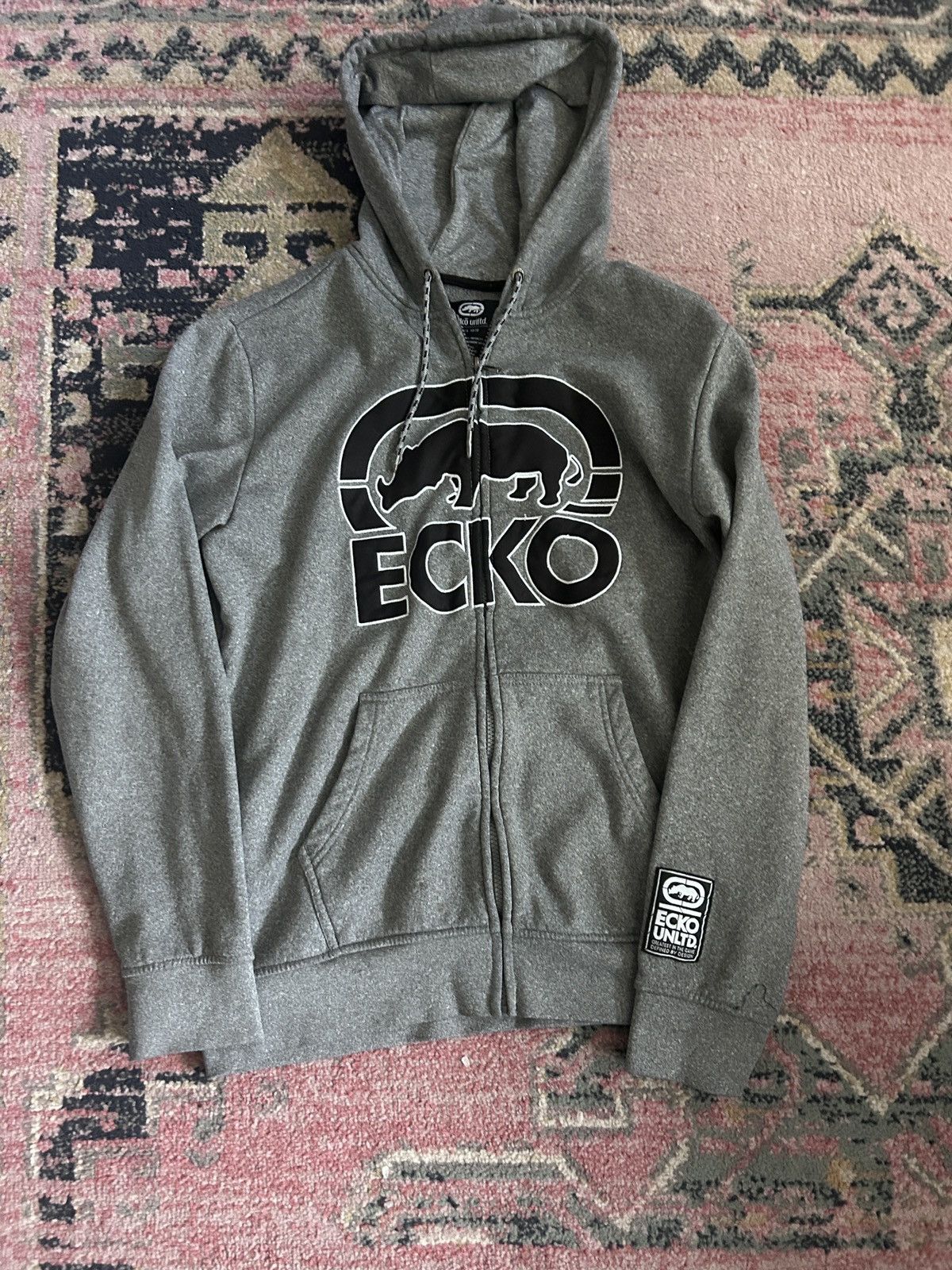 Ecko Unltd. Vintage Ecko Unltd. Full Zip Hoodie Size Small Size US S / EU 44-46 / 1 - 1 Thumbnail