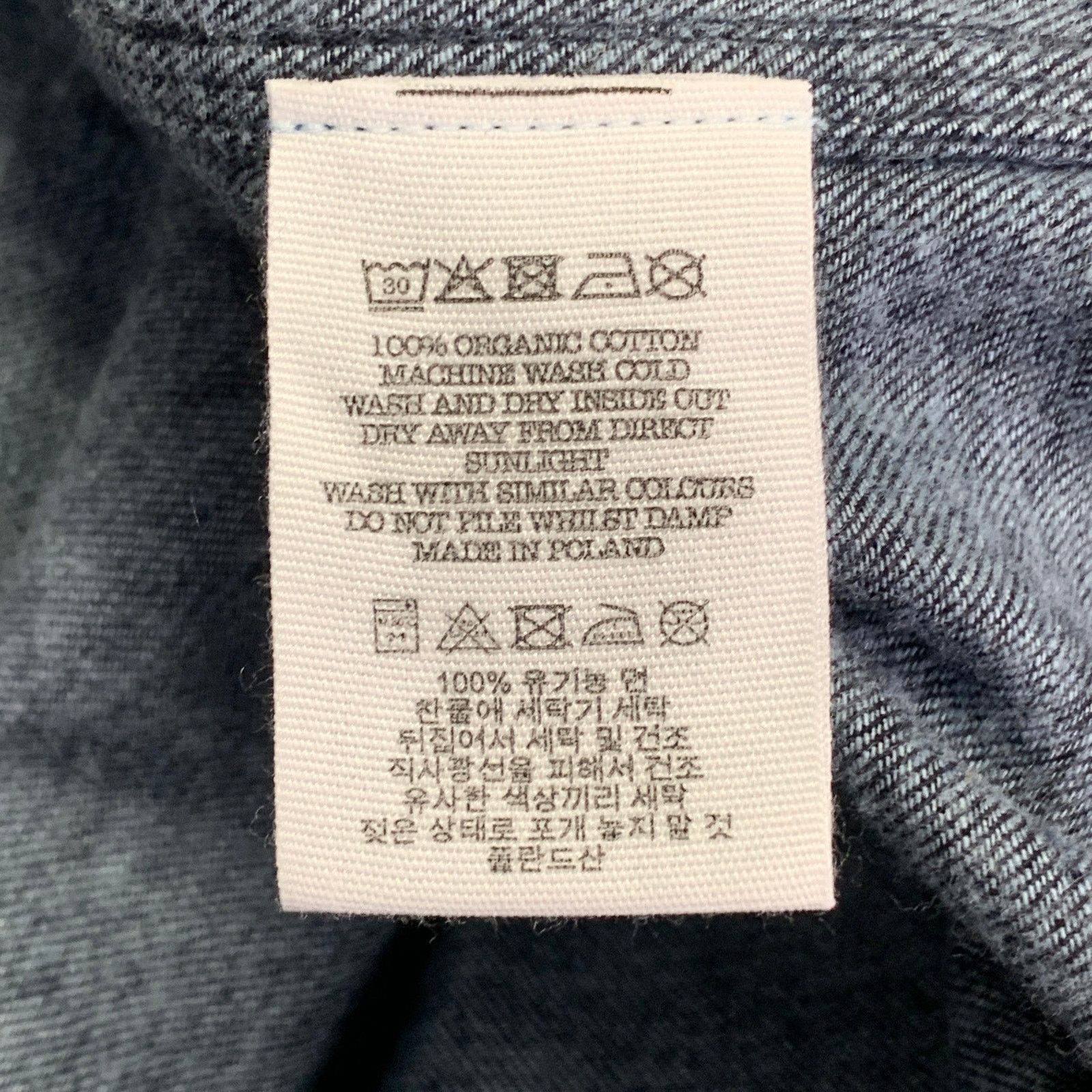 YMC Billy Bob Indigo Contrast Stitch Cotton Denim Western Shirt Size US L / EU 52-54 / 3 - 5 Thumbnail
