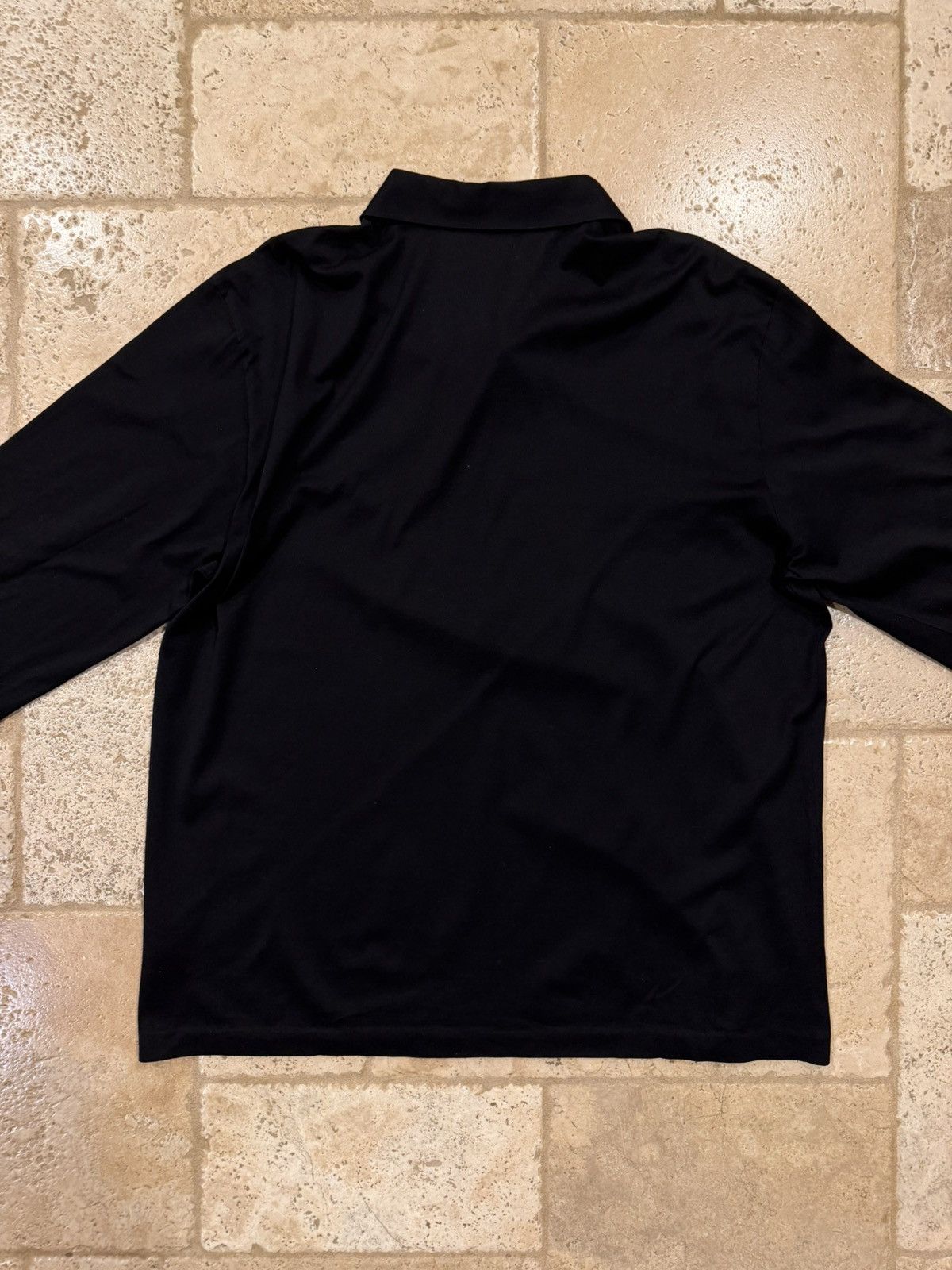 The Row The Row Black Long Sleeve Half Long Button Up Polo Shirt Size US XXL / EU 58 / 5 - 11 Thumbnail