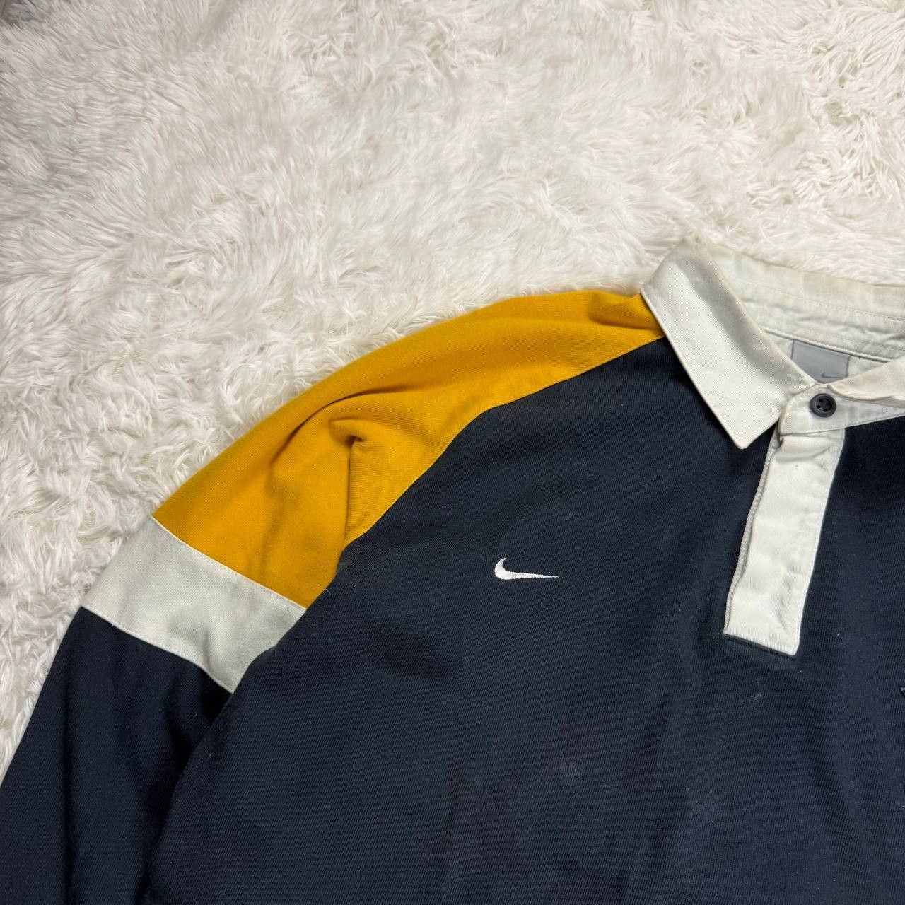 Nike Vintage Nike Sweatshirt Rugby Y2K Size US L / EU 52-54 / 3 - 2 Thumbnail