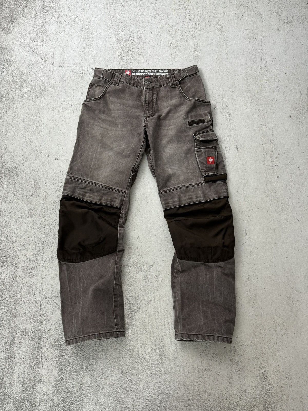 Other Engelbert Strauss Work Brown Cargo Denim Pants Size US 36 / EU 52 - 1 Thumbnail