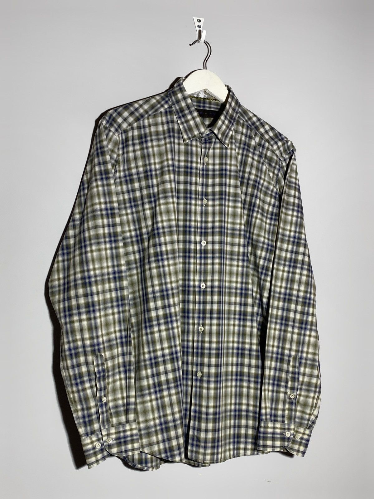 Etro Etro Checked Long Sleeve Shirt Men’s Size US L / EU 52-54 / 3 - 2 Thumbnail