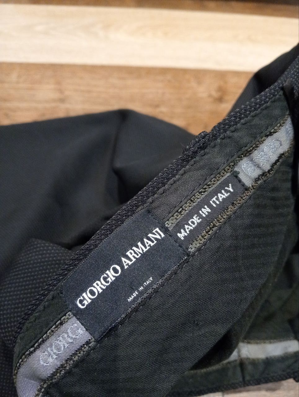 Giorgio Armani GIORGIO ARMANI BLEND WOOL SILK NYLON BAGGY TROUSERS Size US 30 / EU 46 - 6 Thumbnail