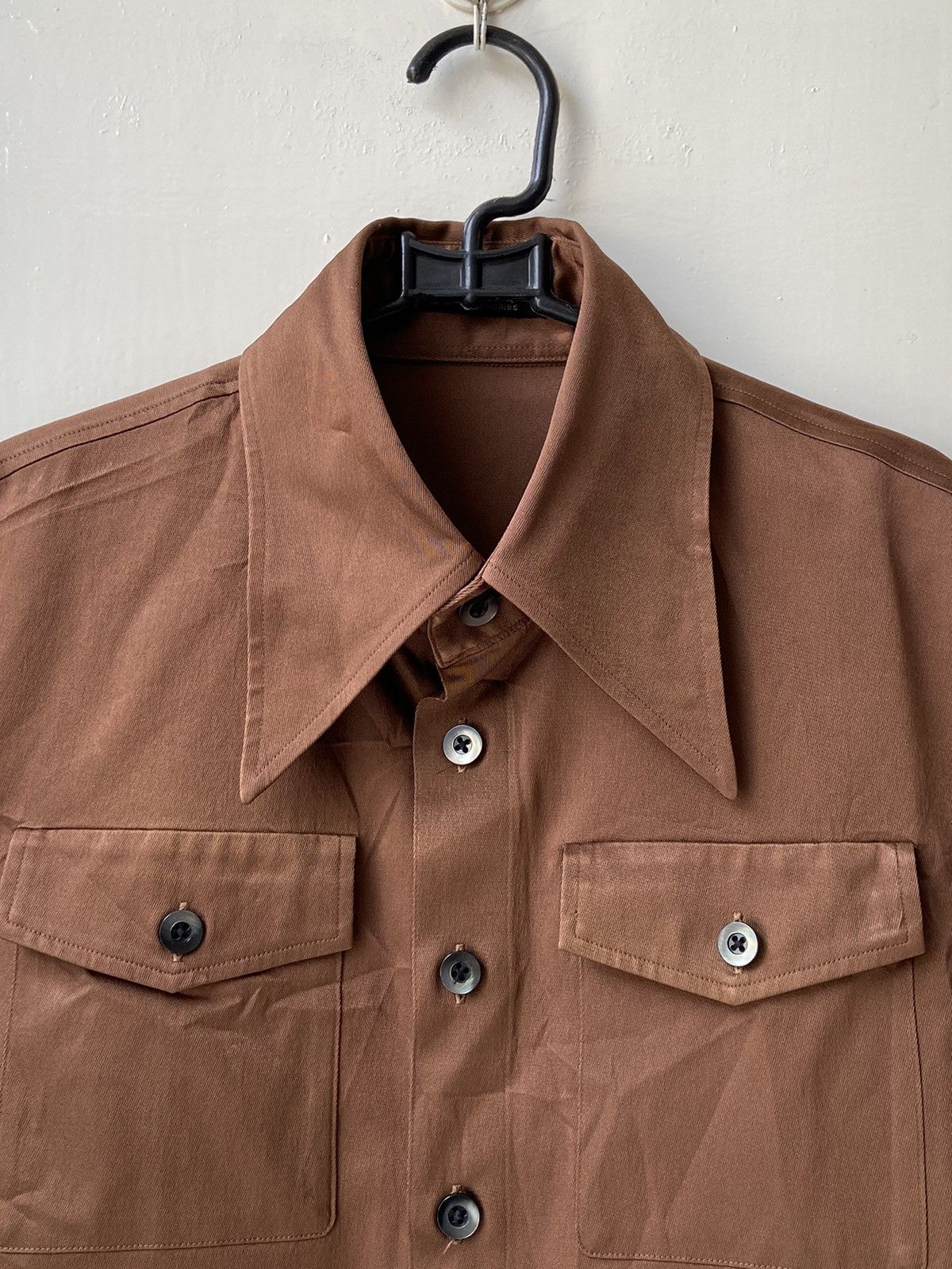 5351 POUR LES HOMMES 5351 Pour Les Hommes Brown Shirt Size US S / EU 44-46 / 1 - 4 Thumbnail
