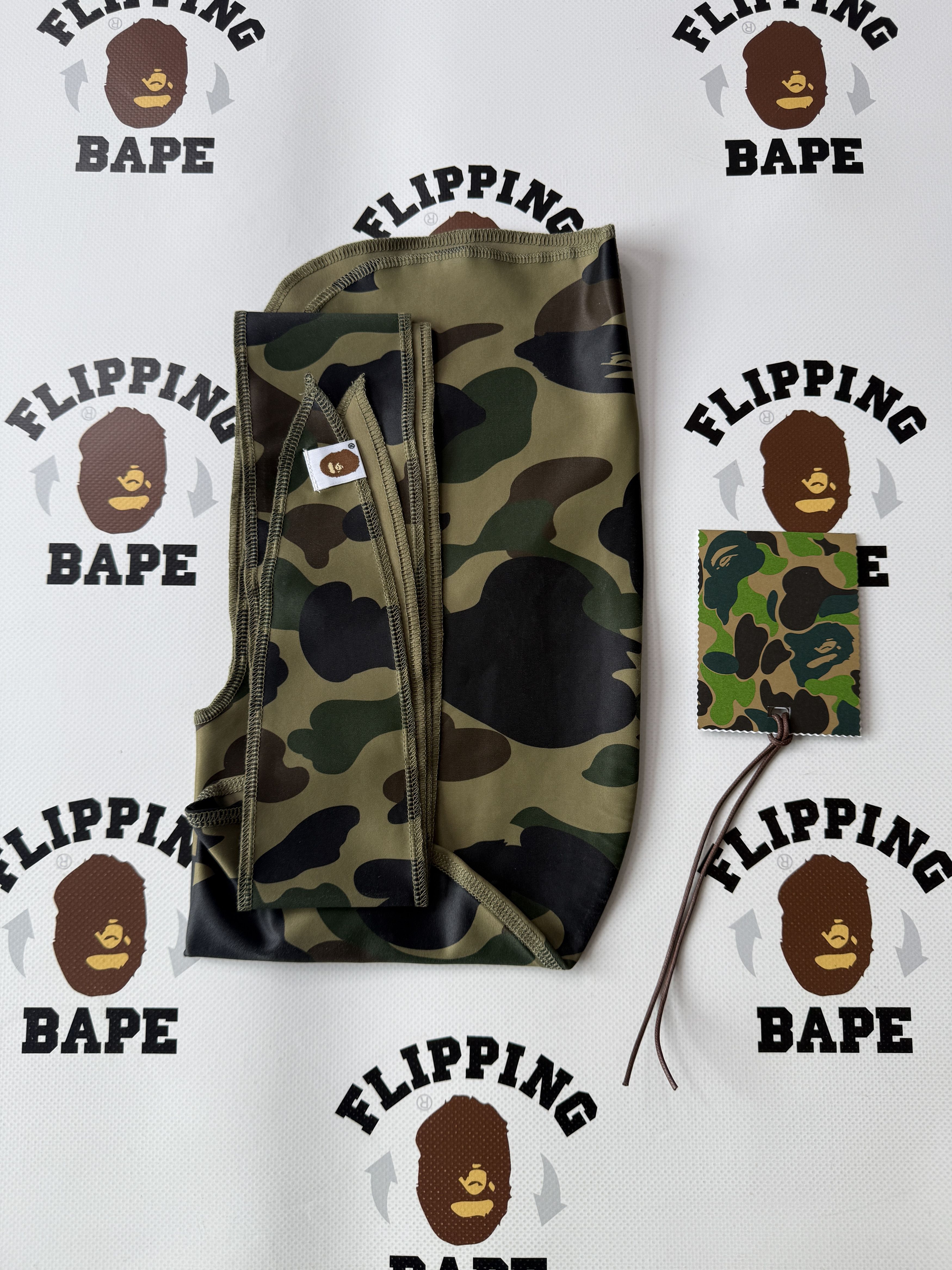 Bape BAPE 1ST CAMO DU-RAG Size ONE SIZE - 13 Thumbnail
