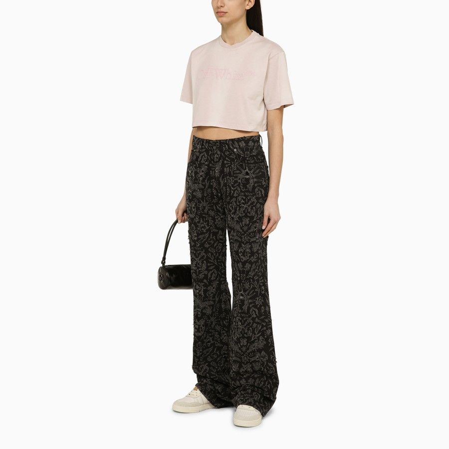 Off-White o1d2blof0924 Denim Trousers in Black Size 28" / US 6 / IT 42 - 2 Thumbnail