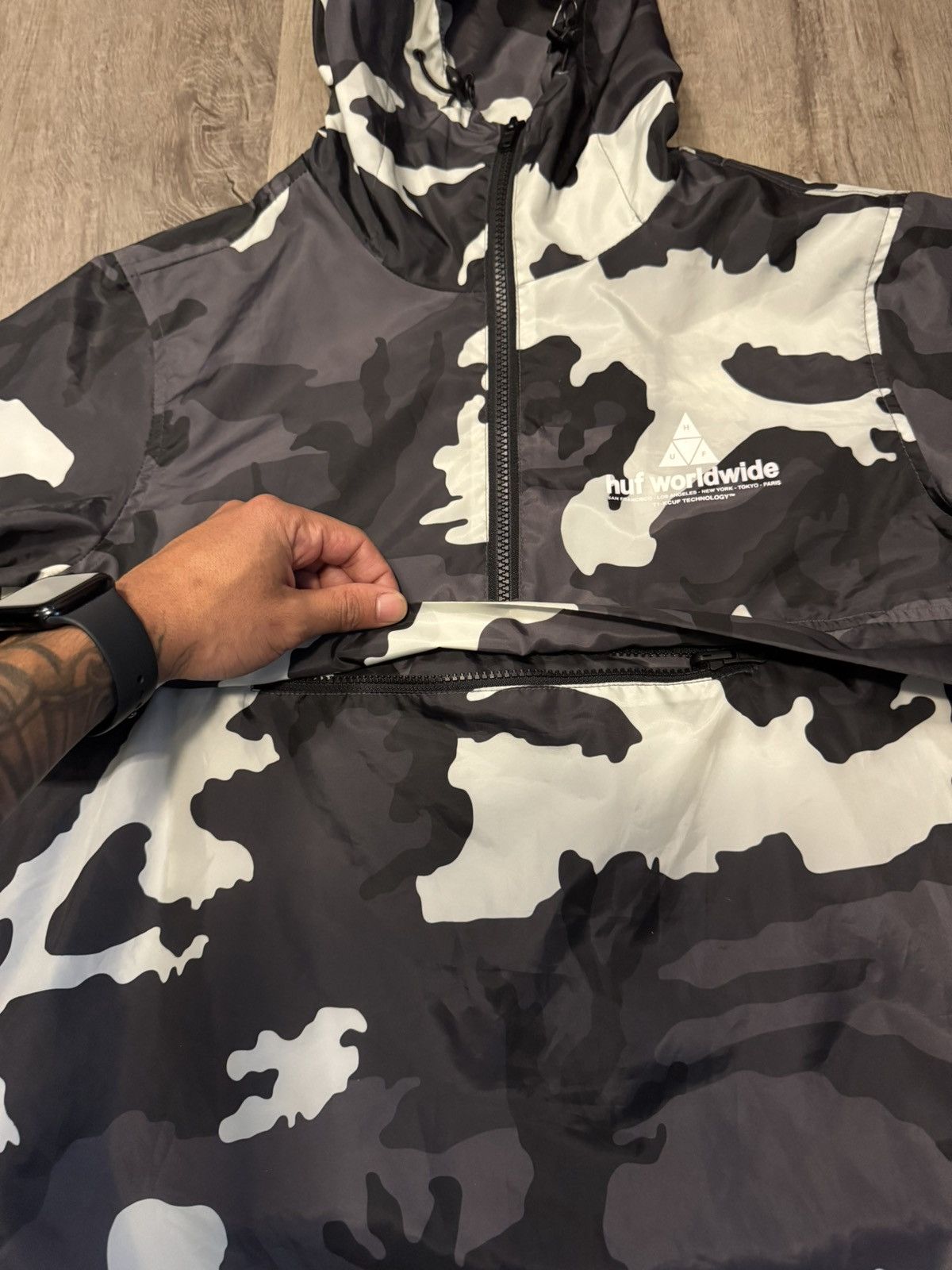 Huf Huf worldwide rain jacket Size US S / EU 44-46 / 1 - 3 Thumbnail