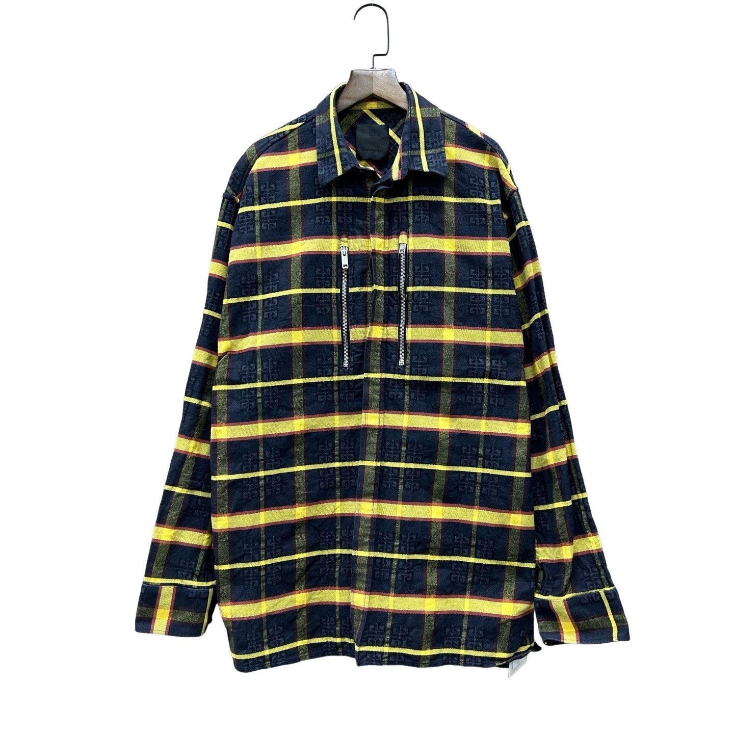Givenchy Givenchy 4G Plaid Shirt Jacket Size M Size US M / EU 48-50 / 2 - 1 Thumbnail