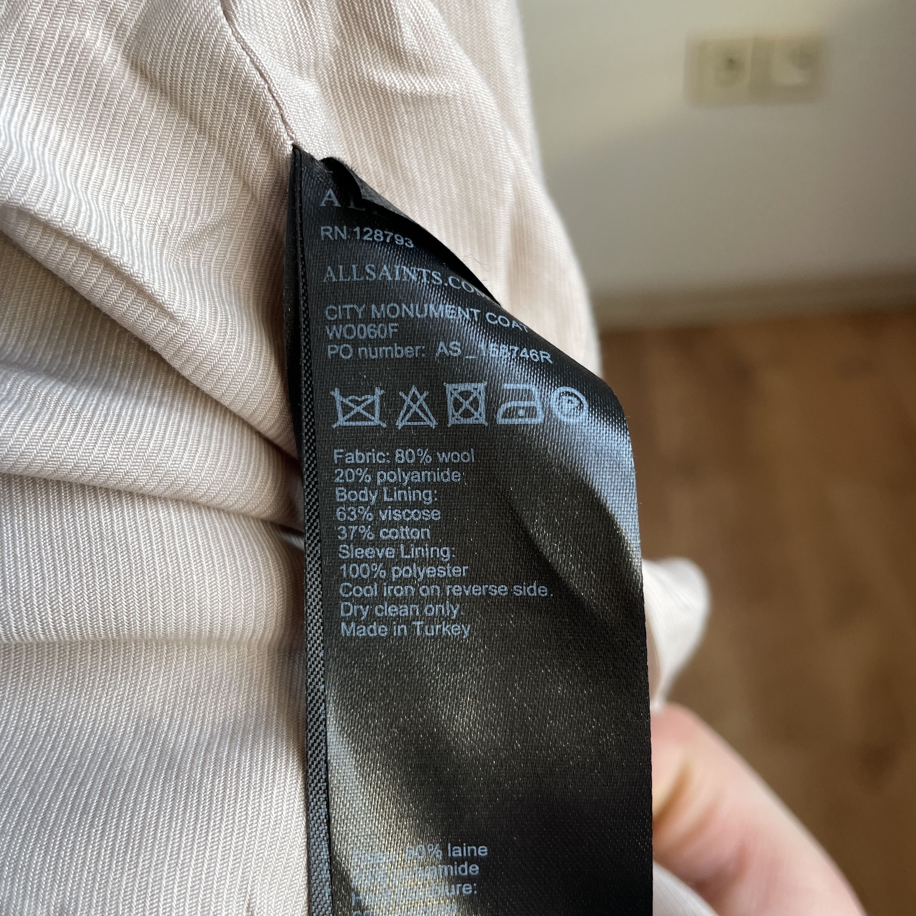 Allsaints Allsaints City Monument Toggle Buckle Asymmetric Womens Coat Size XS / US 0-2 / IT 36-38 - 12 Thumbnail