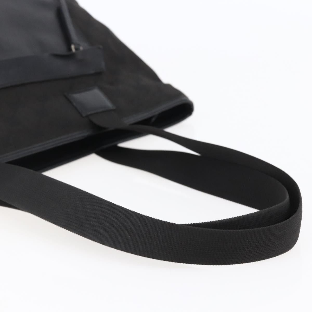 Gucci GUCCI GG Canvas Tote Bag Black Silver Size ONE SIZE - 7 Thumbnail