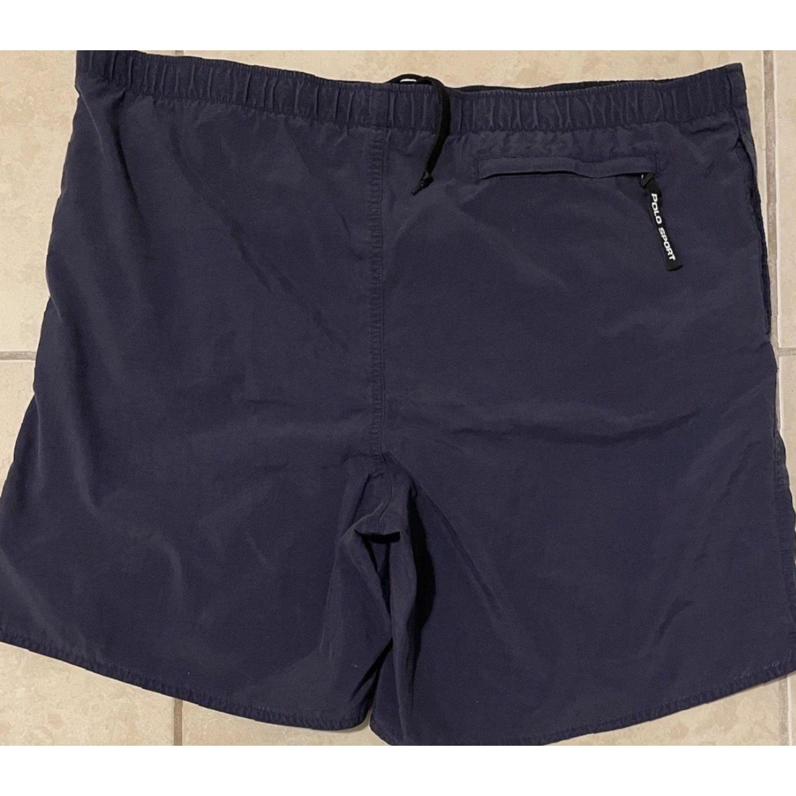 Polo Ralph Lauren VINTAGE Polo Ralph Lauren Spellout Board Shorts Trunks XL Blue Surf Sailing 90s USA Flag Motorsports Hip Hop Grunge Retro nautical Size US XL / EU 56 / 4 - 2 Thumbnail