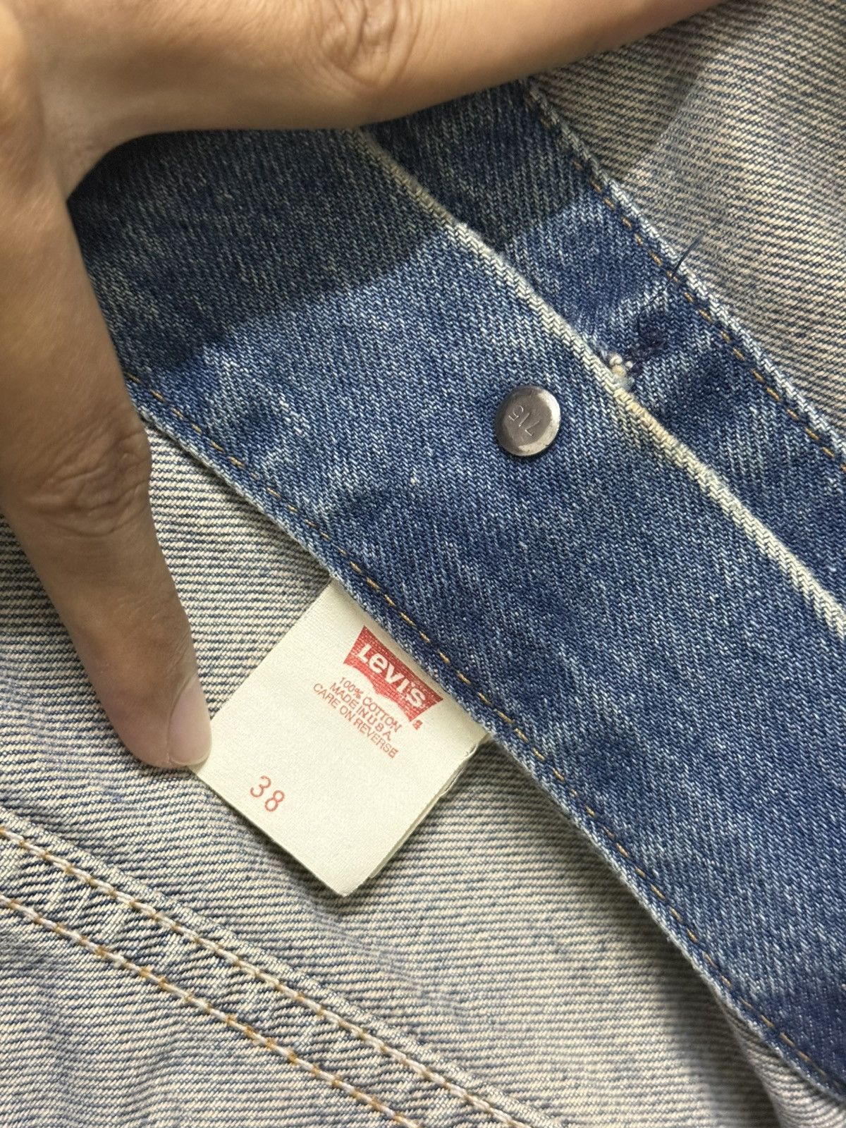 Levi's Vintage Levis Men’s 70505-0217 Denim Trucker Jacket Size US XS / EU 42 / 0 - 12 Thumbnail