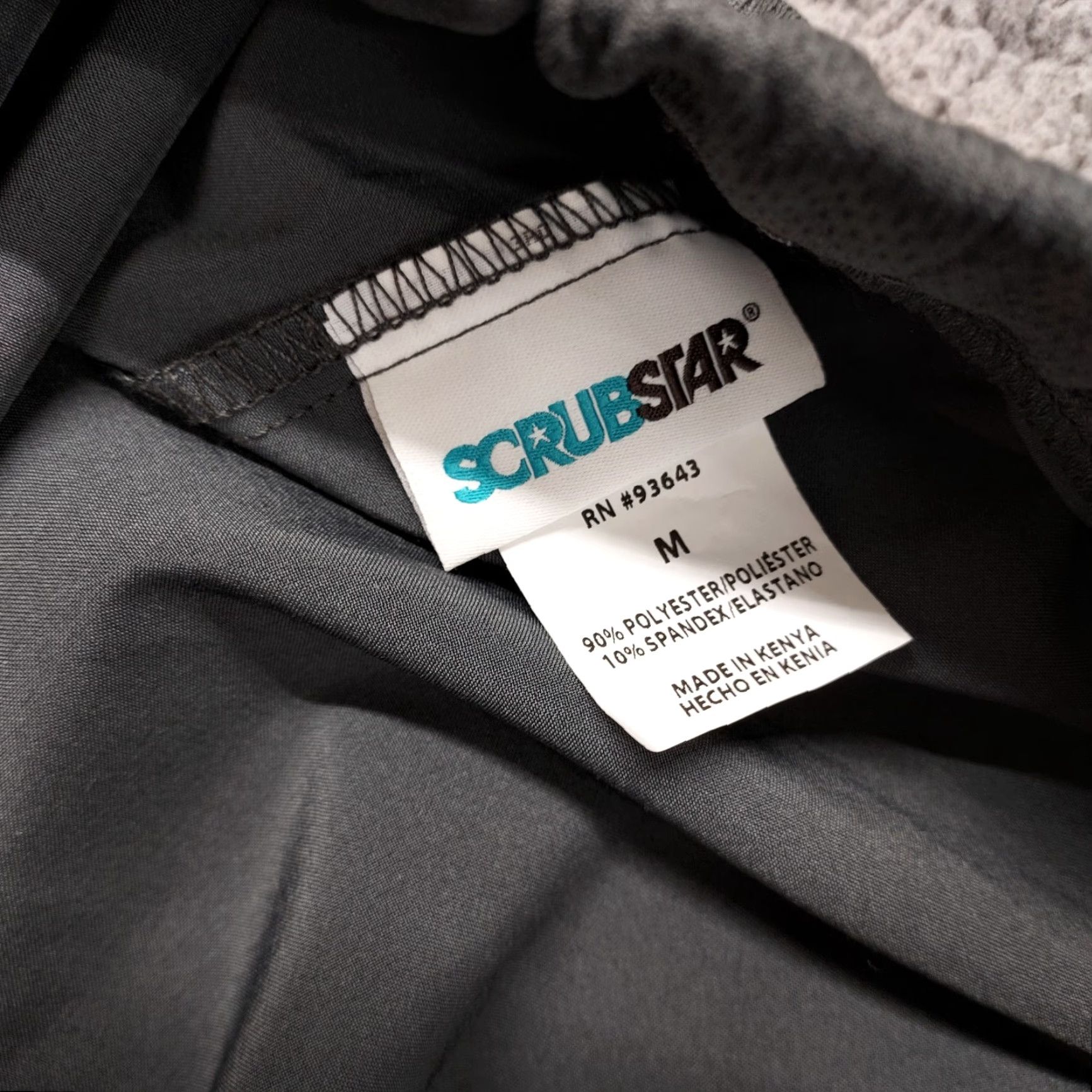 Vintage NWT Scrubstar Pants Size Medium Pewter Medical Pants Drawstring And Stretch Women Gray Cotton Size US 31 - 3 Thumbnail