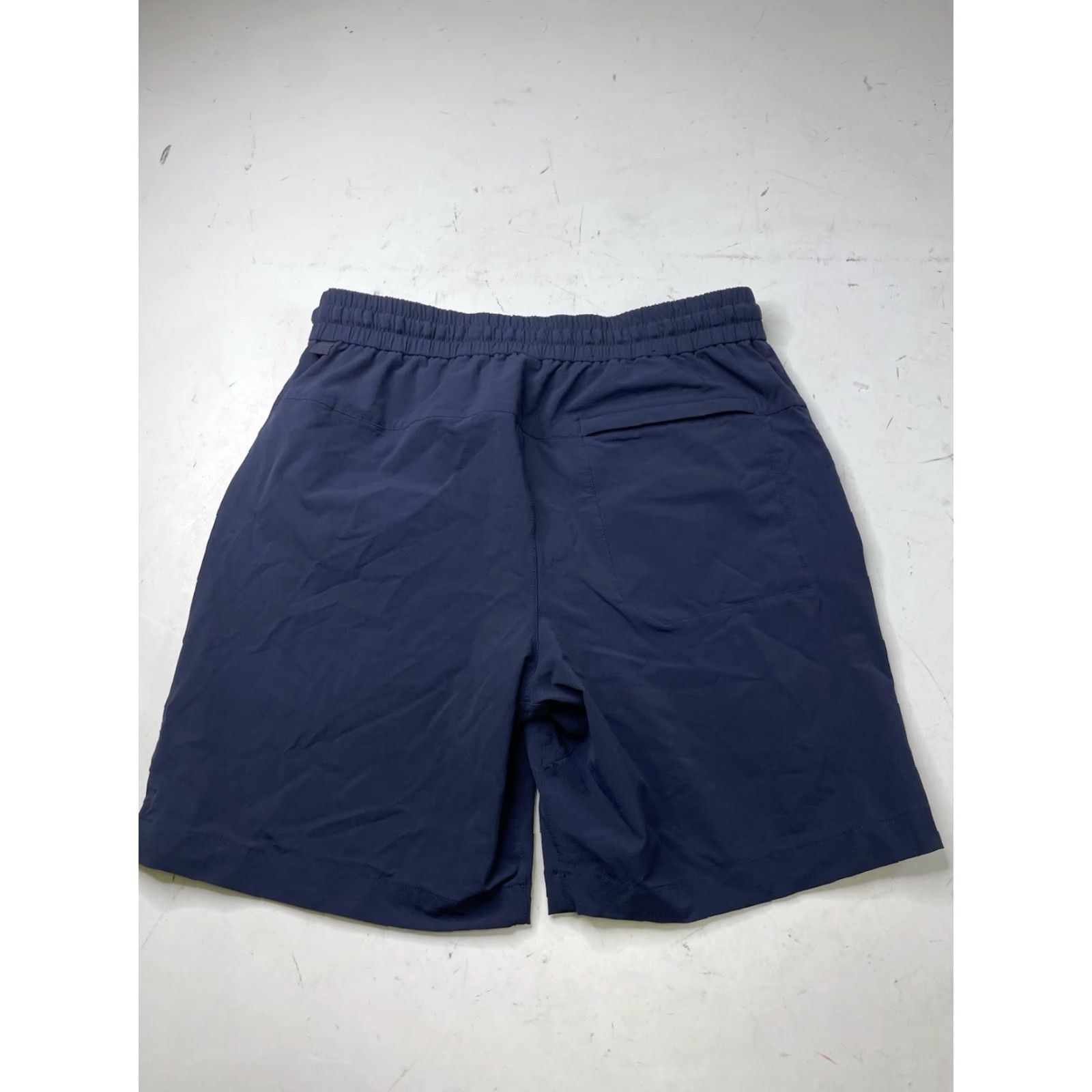 Lululemon Lululemon Bowline Shorts Mens Navy Blue 7.5” M Textured Stretch Pockets Athletic Activewear Running Gym & Training Size US 31 - 4 Thumbnail