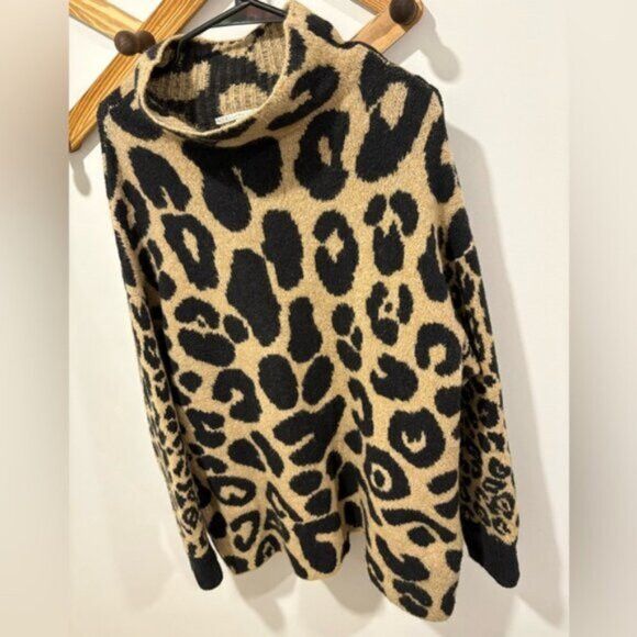 Stella McCartney Stella McCartney Leopard Print Leo Instarsia Sweater Size L / US 10 / IT 46 - 2 Thumbnail
