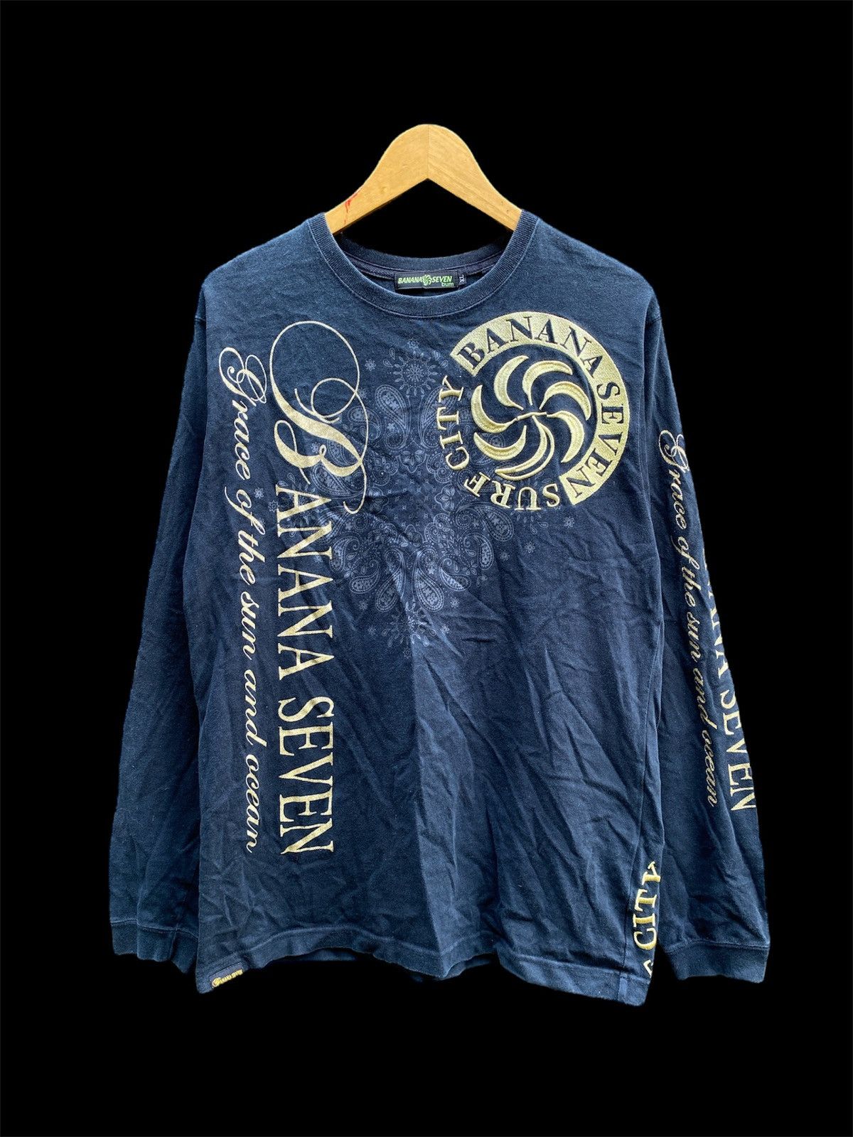 Japanese Banana Seven Tribal Gothic Punk Vkei Long sleeve