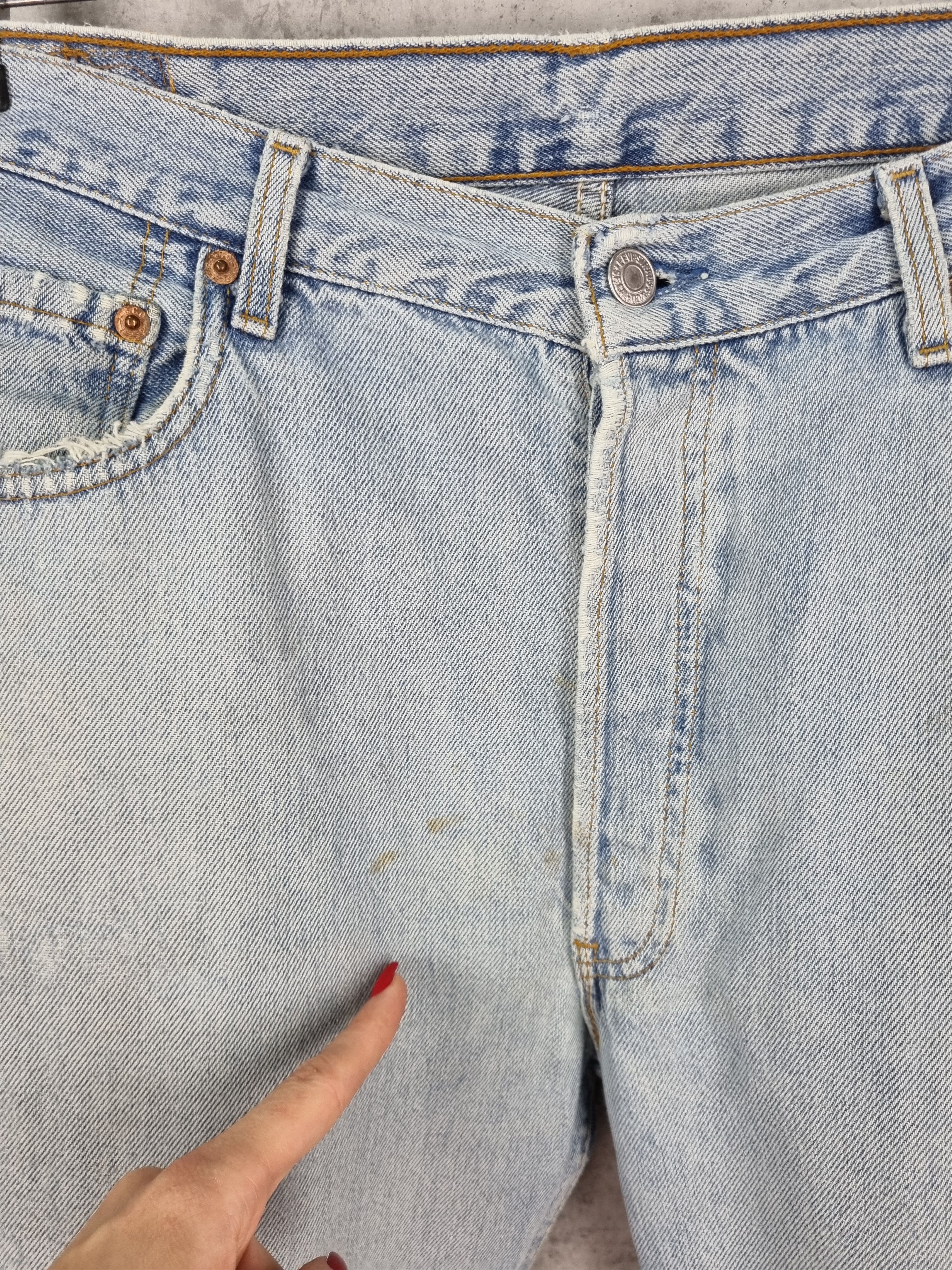 Levi's × Levi's Vintage Clothing × Vintage 1994 Vintage LEVIS 501 Dirty Distressed Jeans made in France Size US 33 - 8 Thumbnail
