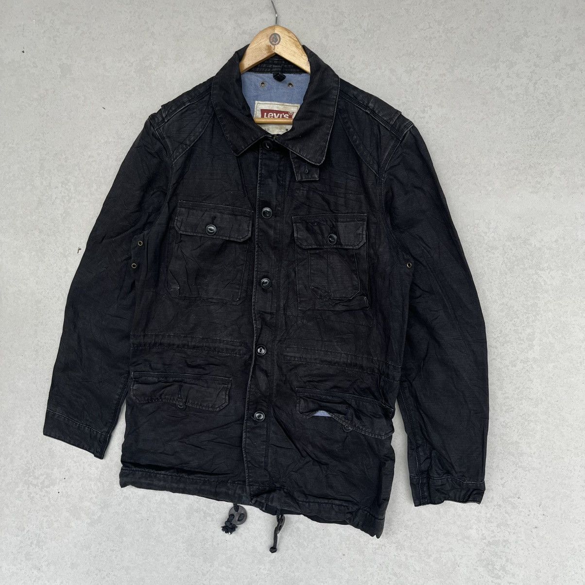 Other Vintage Levi's black Denim Jacket Size M Size US M / EU 48-50 / 2 - 2 Thumbnail