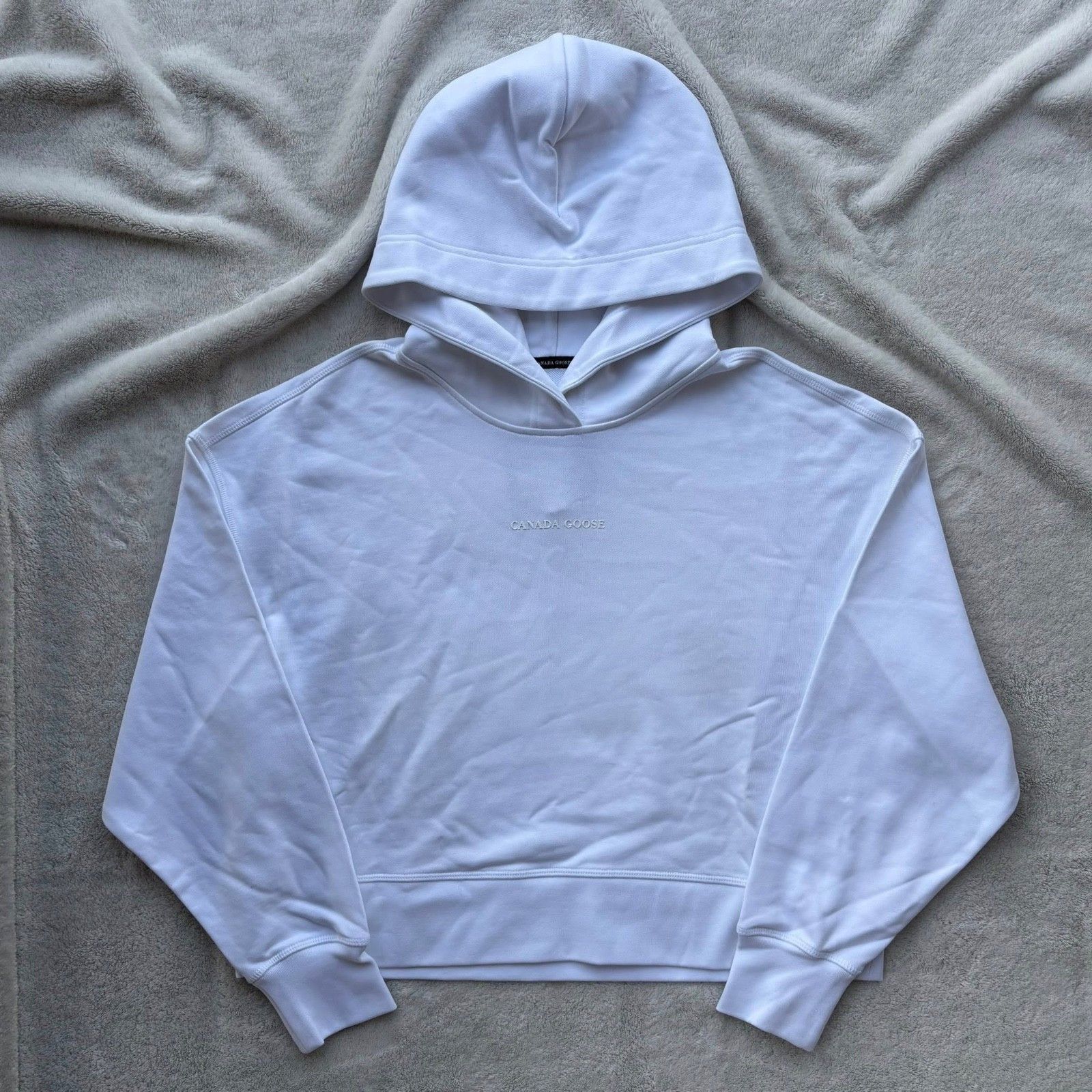 Canada Goose Canada Goose White Muskoka Relaxed Hoodie - Med - $395 Size M / US 6-8 / IT 42-44 - 1 Thumbnail