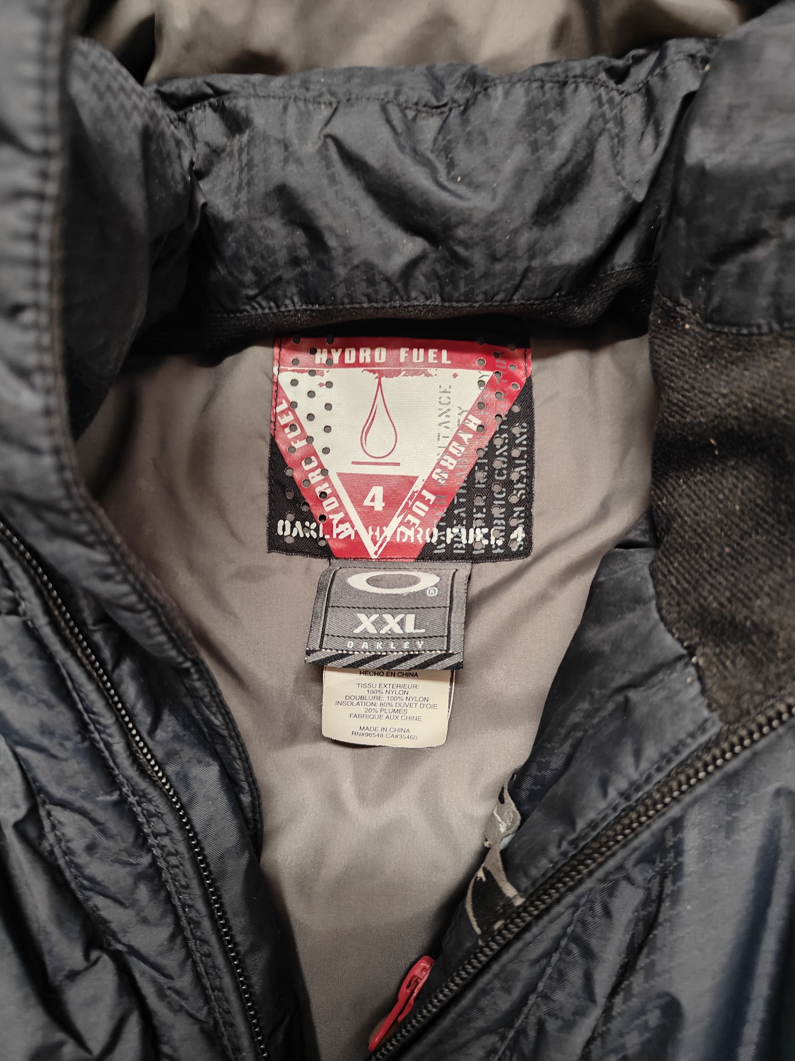 Oakley Vintage rare grail Oakley navy gray goose down puffer jacket Size US XL / EU 56 / 4 - 3 Thumbnail