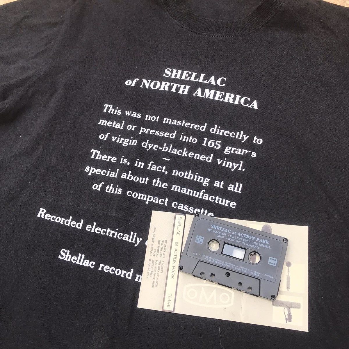 Band Tees Shellac At Action Park Album Liner Note Fanmade T-Shirt Size US L / EU 52-54 / 3 - 3 Thumbnail