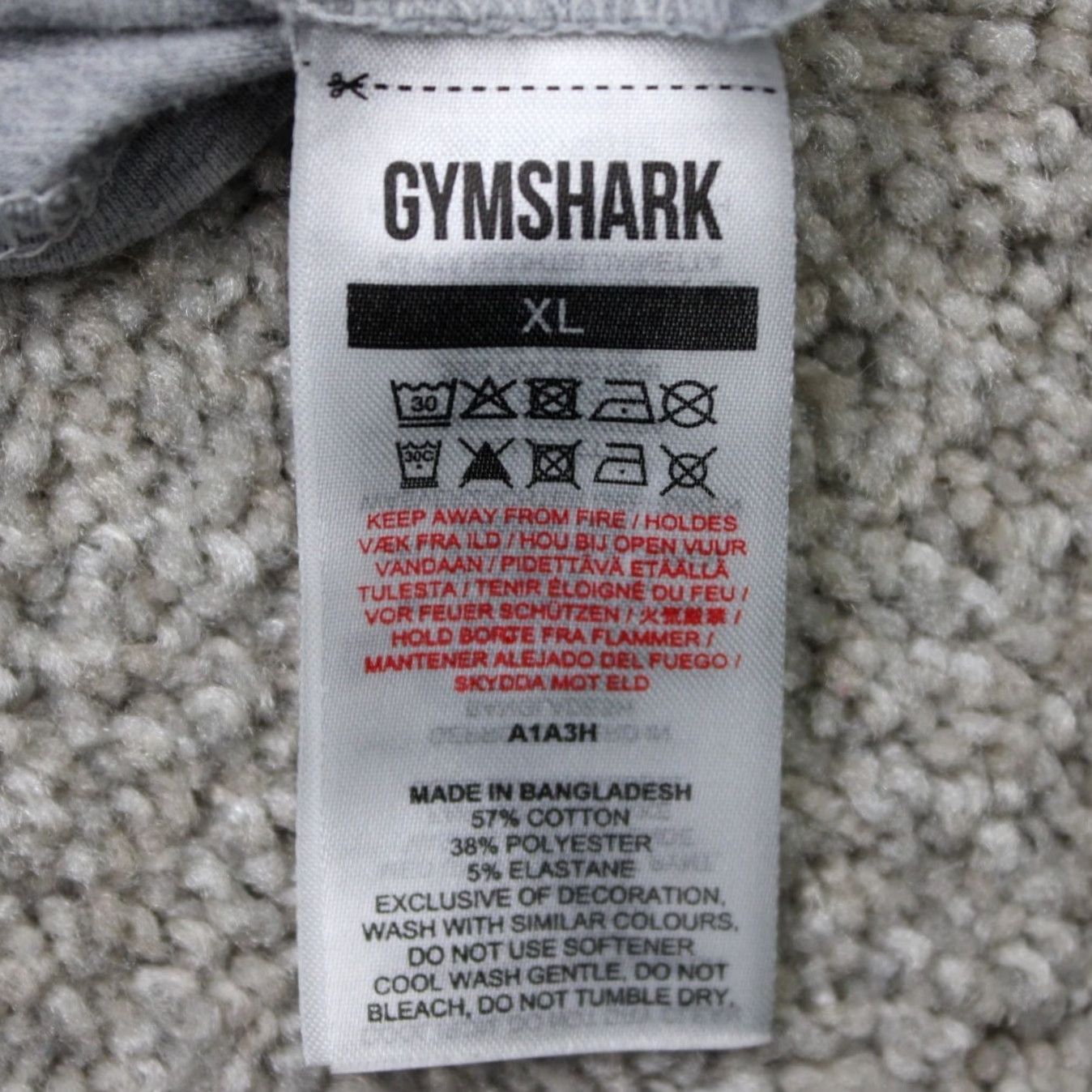 Gymshark Gymshark Shirt Mens XL Gray Critical 2.0 Cotton/Poly Stretch Short Sleeve T-Shirt Regular Fit Classic Activewear Crew Neck Logo Size US XL / EU 56 / 4 - 5 Thumbnail