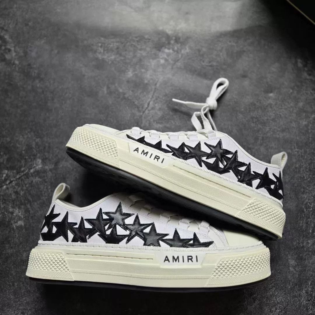 Amiri Amiri Black Lowtop Sneakers 43 Men Size US 10 / EU 43 - 1 Thumbnail