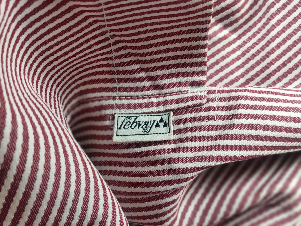 Vintage Vintage 70's Febvay Thin red stripe French Work Jacket Size US L / EU 52-54 / 3 - 19 Thumbnail